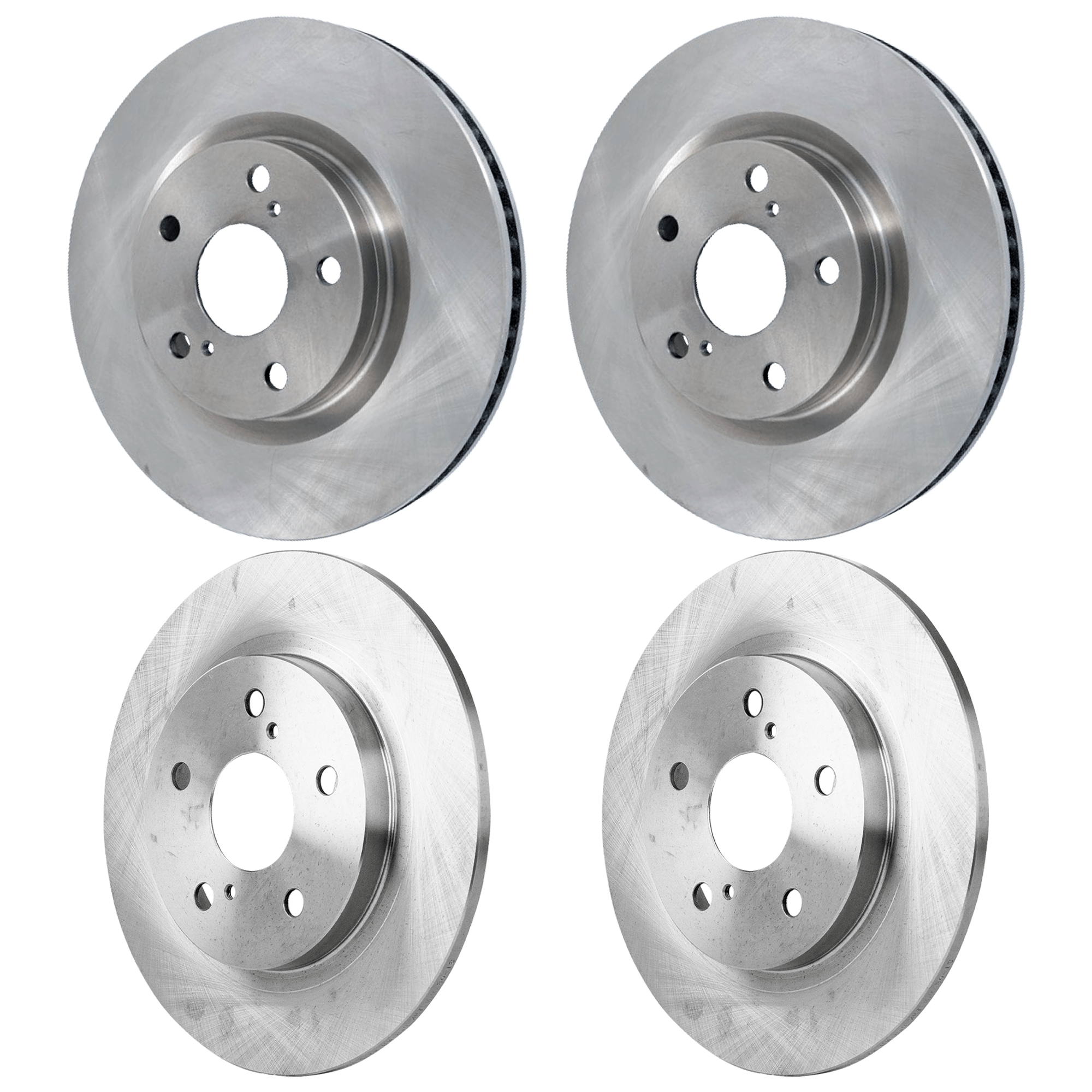 AM MATRIX 09-13 COROLLA IM 17-18 IM 16-16 FRONT AND REAR BRAKE DISC 4 Wheel Set SKU SET JT27110045-4 C OEM 4243112290-4243102210-19184535