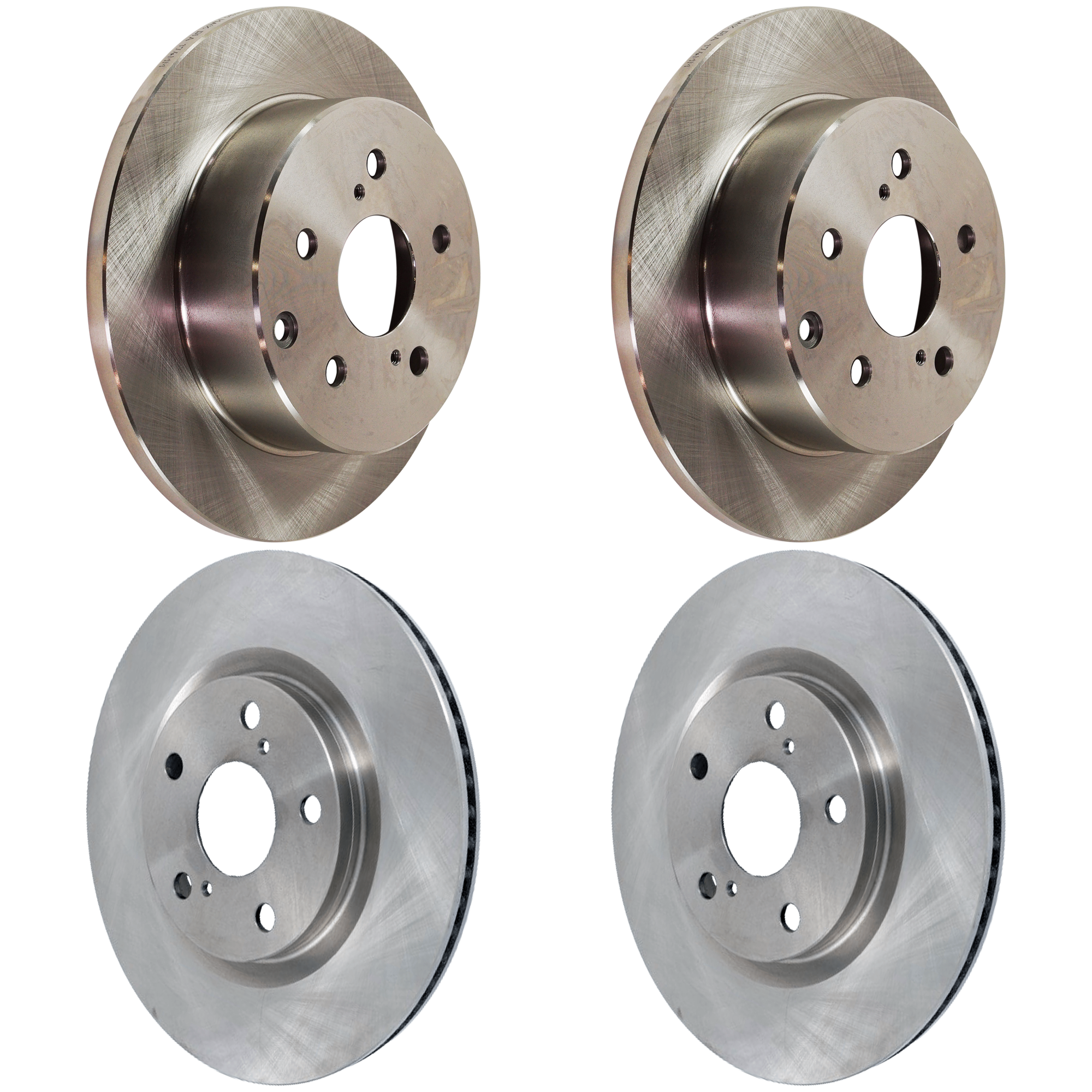 AM RAV4-06-18 FRONT AND REAR BRAKE DISC 4 Wheel Set SKU SET JT27110045-4 F OEM 4351230320-4351242050-43512022