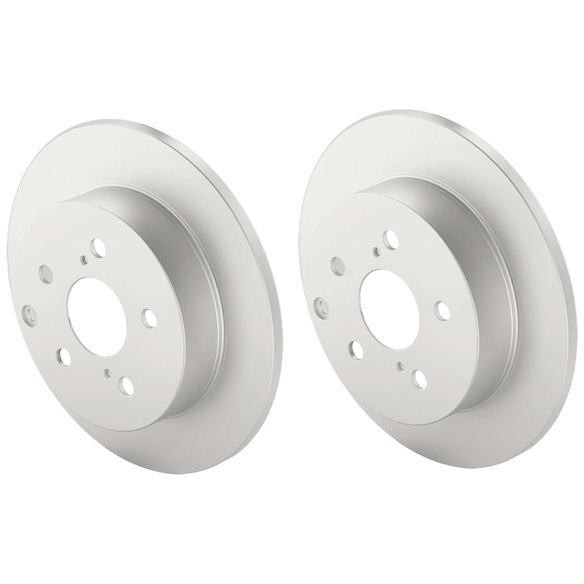 AM HS250H 10-12 RAV4-06-18 REAR BRAKE DISC RH AND LH Plain Surface G Coated Cast Iron Solid 5 Lugs SKU SET JT27110046G 2 OEM 4351230320 PFM