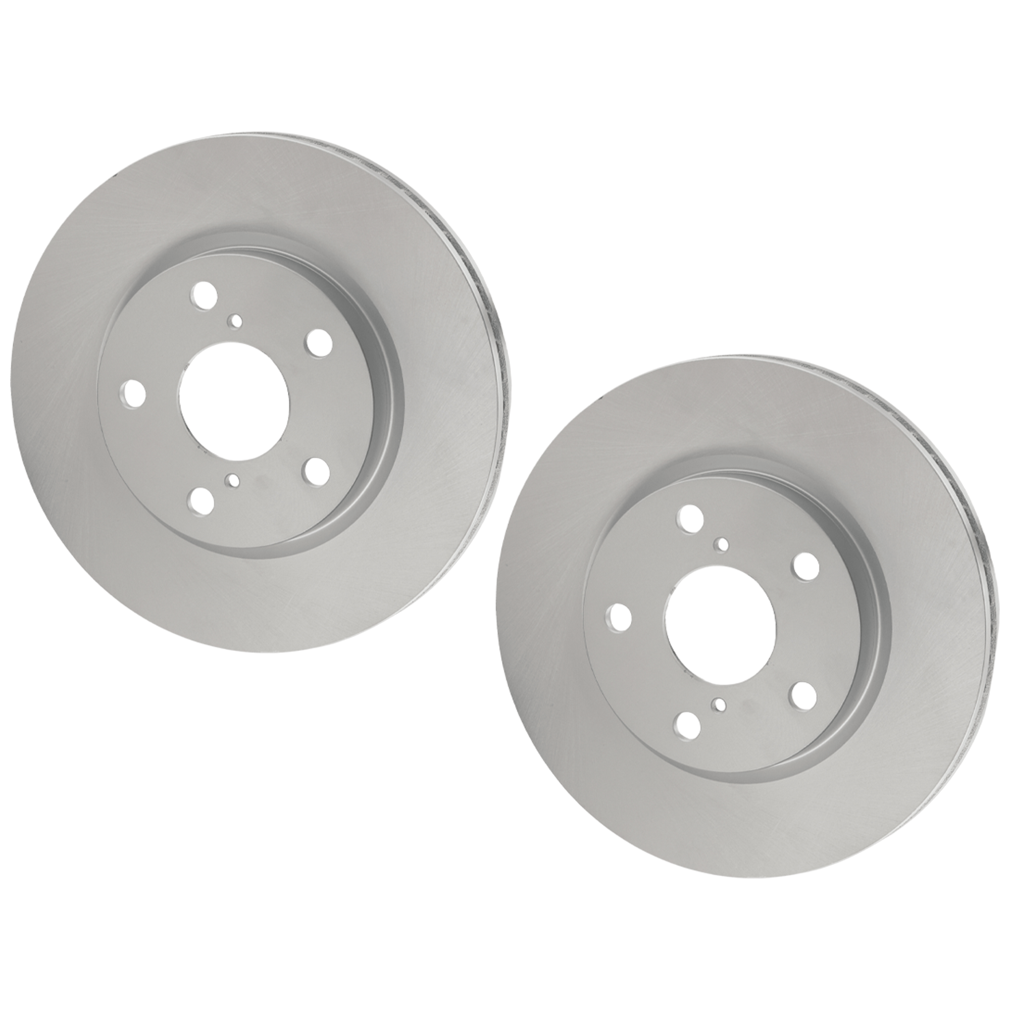 AM HS250H 10-12 RAV4-06-18 FRONT BRAKE DISC RH AND LH Plain Surface G Coated Cast Iron Vented 5 Lugs SKU SET JT27110047G 2 OEM 4351242040 PFM