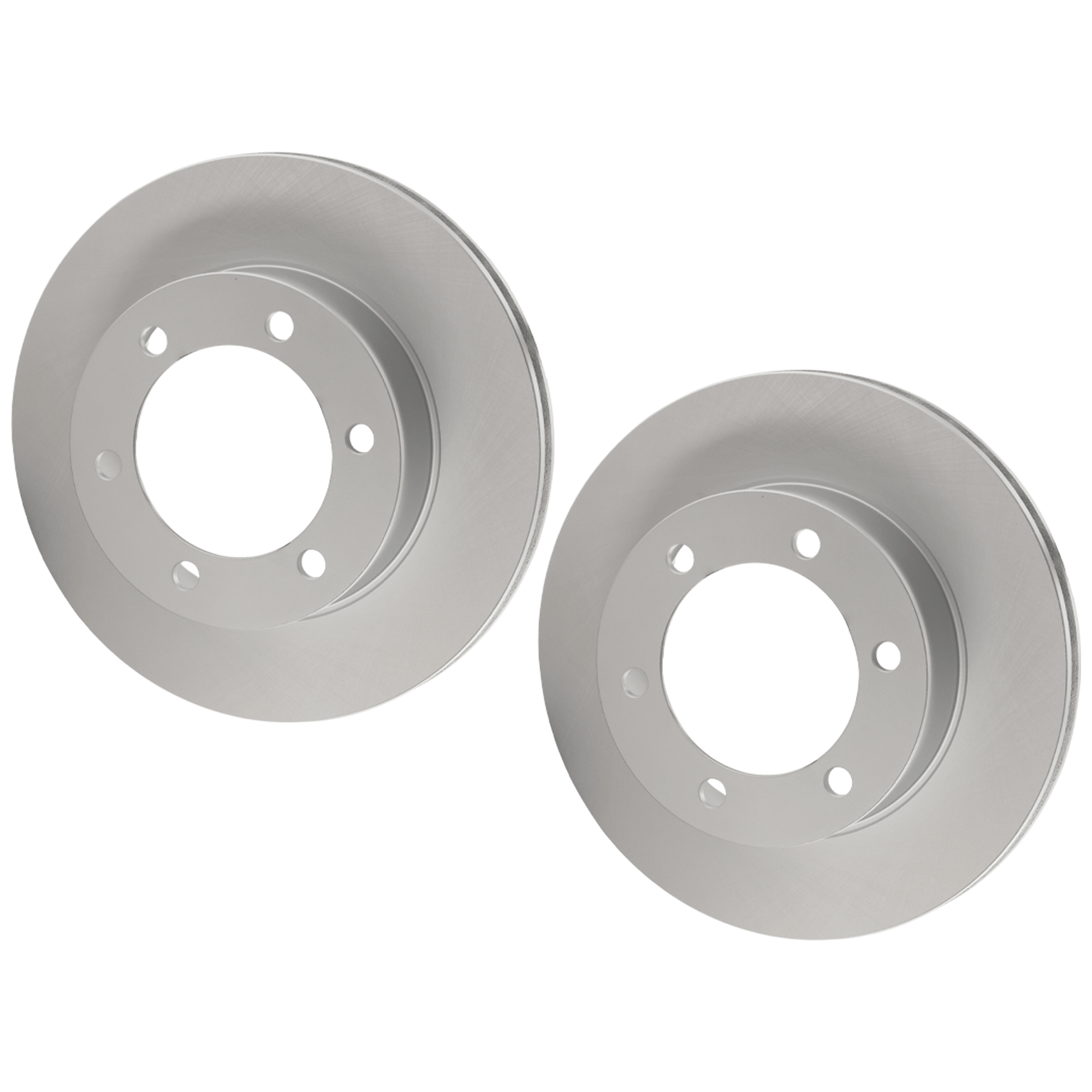 AM TACOMA 95-04-4RUNNER 95-02 FRONT BRAKE DISC RH AND LH Plain Surface G Coated Cast Iron Vented 6 Lugs SKU SET JT27110053G 2 OEM 4351204020 PFM