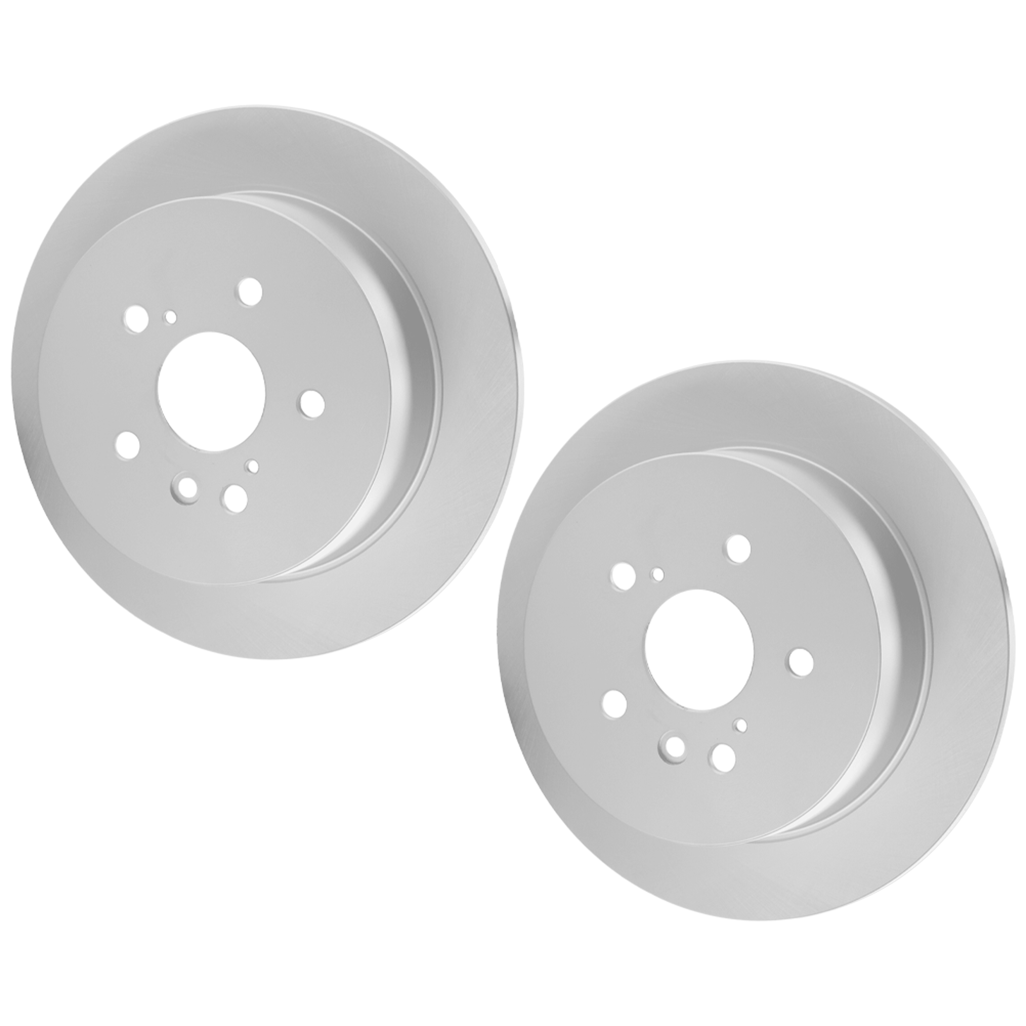 AM VENZA 09-16 REAR BRAKE DISC RH AND LH Plain Surface G Coated Cast Iron Solid 5 Lugs SKU SET JT27110068G 2 OEM 424310T010 PFM