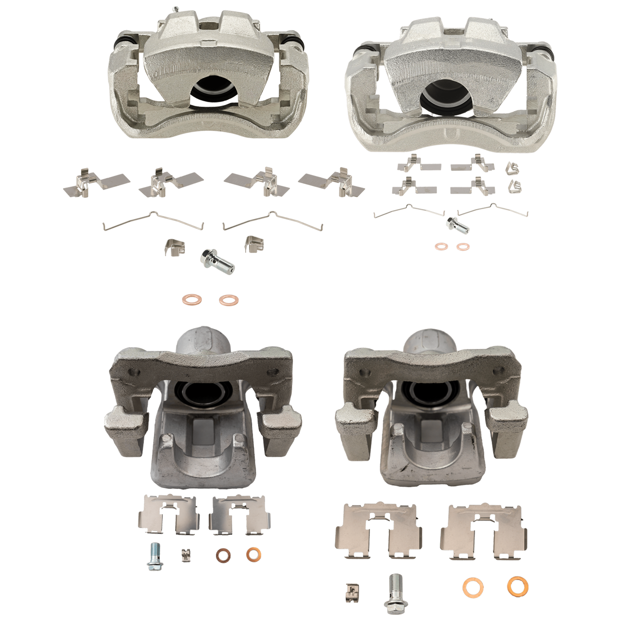 AM AVALON 08-11 CAMRY 07-11 FRONT AND REAR BRAKE KIT WITH CALIPERS 4 Wheel Set Includes 4 Brake Caliper SKU SET JT27160017-4