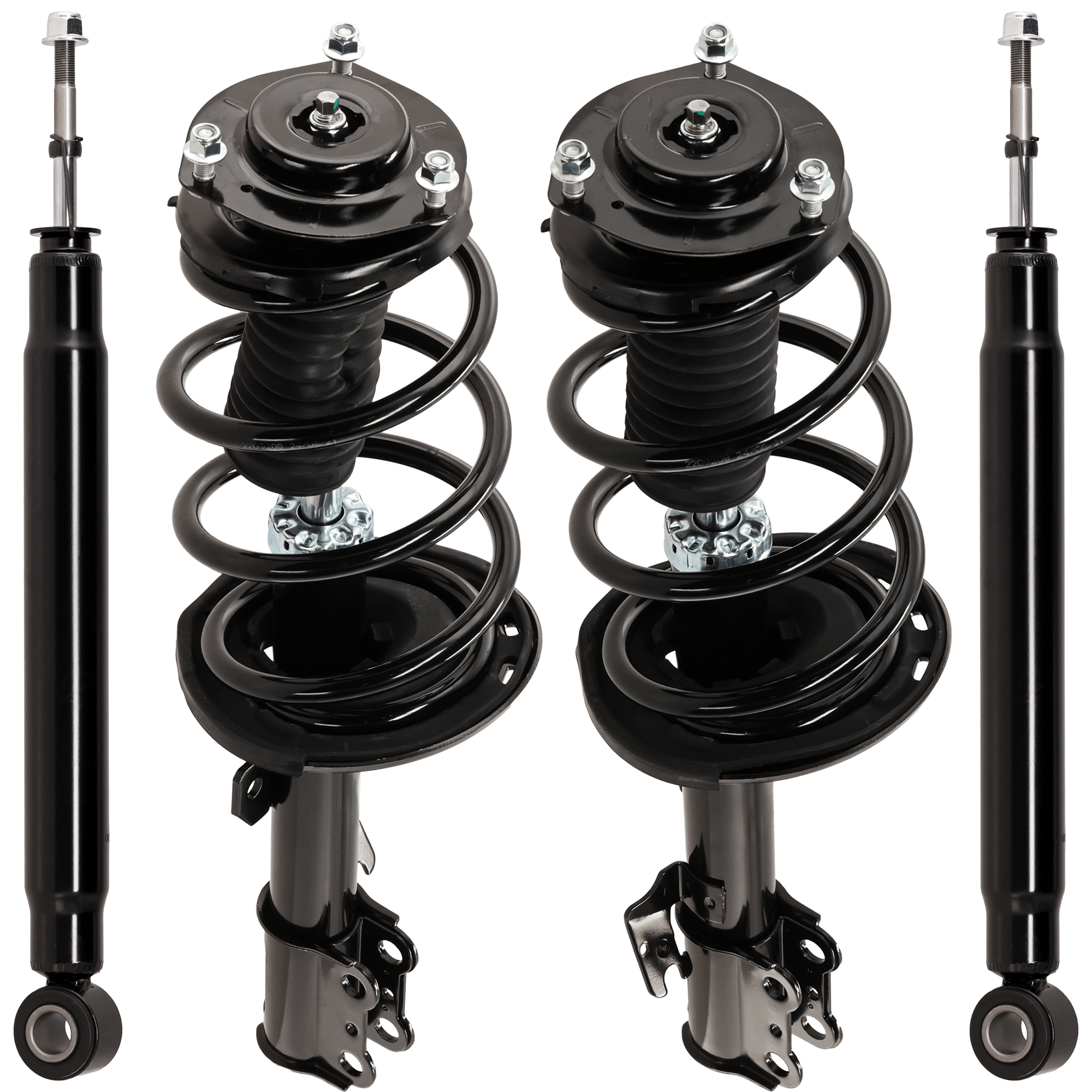 AM SIENNA 11-14 FRONT AND REAR SHOCK ABSORBER RH AND LH Gas Charged Twin tube Set of 4 SKU SET JT280328-3A OEM 4853109860-48531A9200 SR4425-3