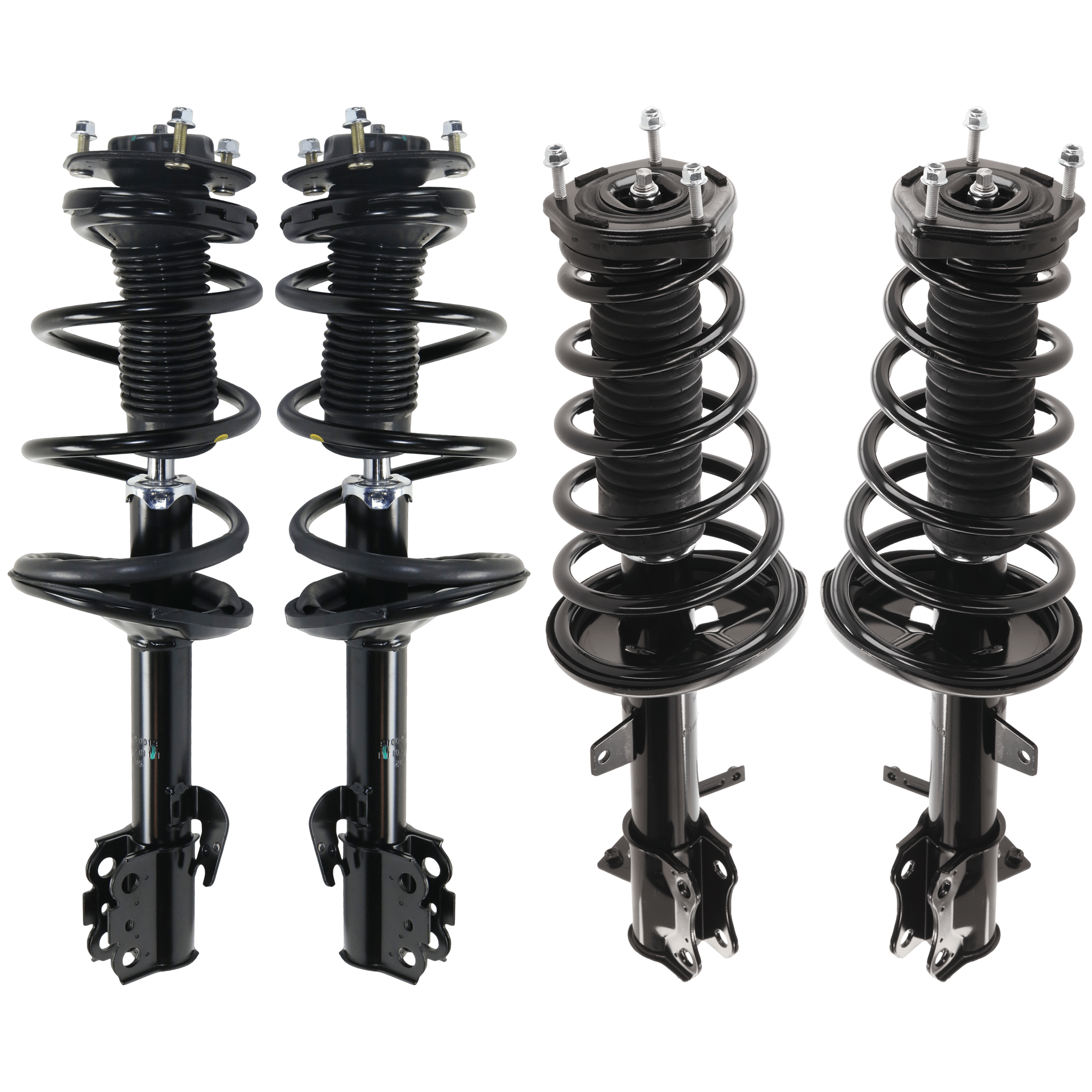 AM HIGHLANDER 01-03 FRONT AND REAR FULLY LOADED STRUT RH AND LH Gas Charged Twin tube Set of 4 SKU SET JT28050013-4 OEM 2701505591-819120-92140543 LS5