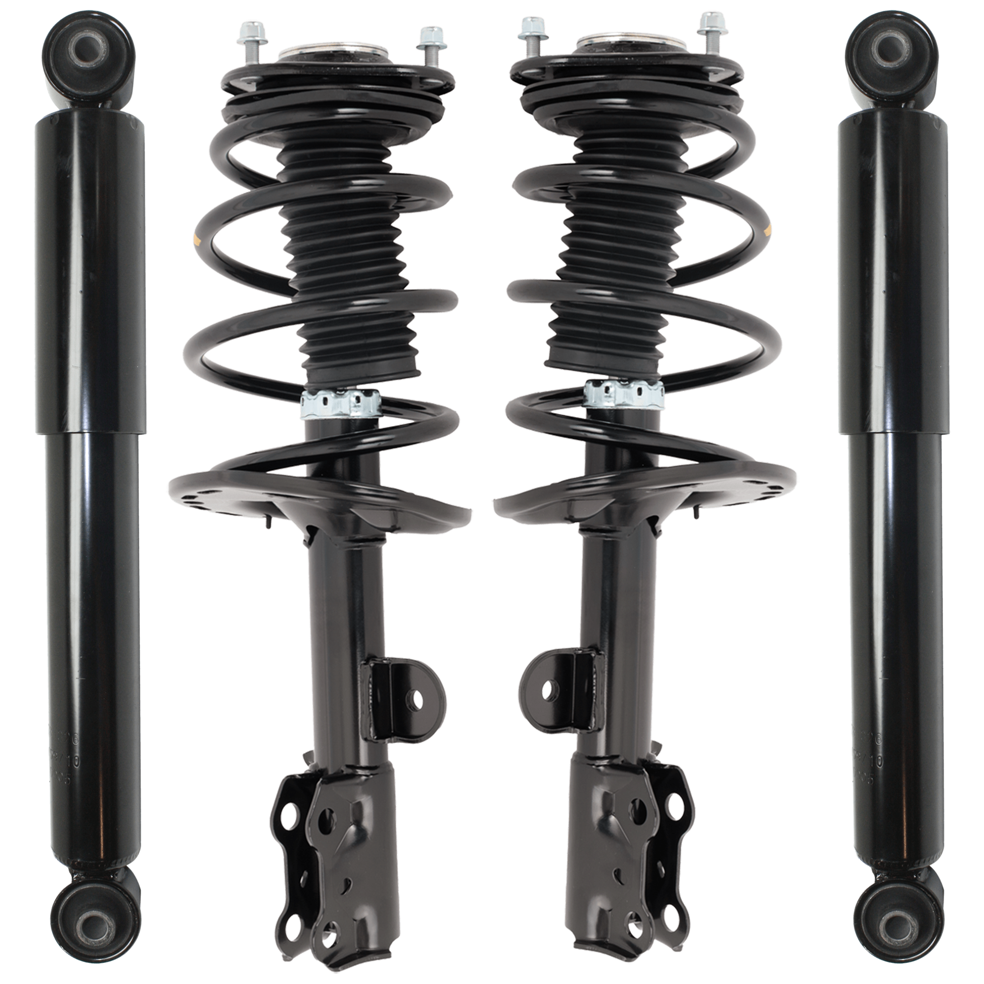 AM RAV4-13-18 FRONT FULLY LOADED STRUT AND REAR SHOCK ABSORBER RH AND LH Gas Charged Twin tube SKU SET JT28050245-3 OEM 485310R051