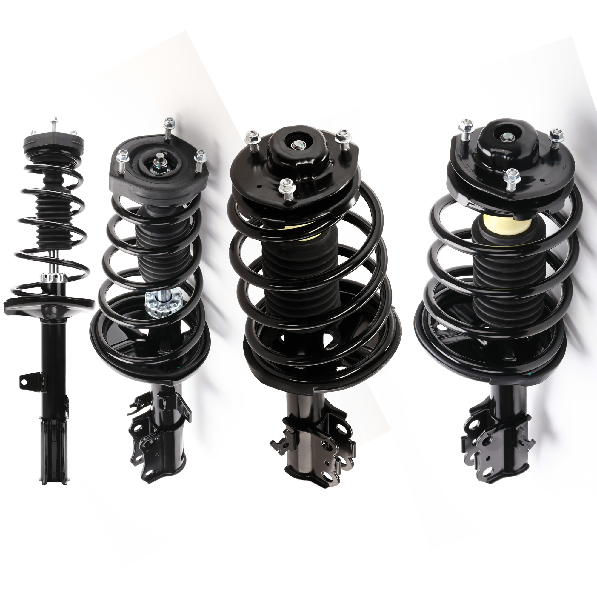 AM CAMRY 97-01 SOLARA 99-03 FRONT AND REAR FULLY LOADED STRUT RH AND LH Gas Charged Twin tube Set of 4 SKU SET JT280504-4 OEM 2701248747 G56931-1332305R 921
