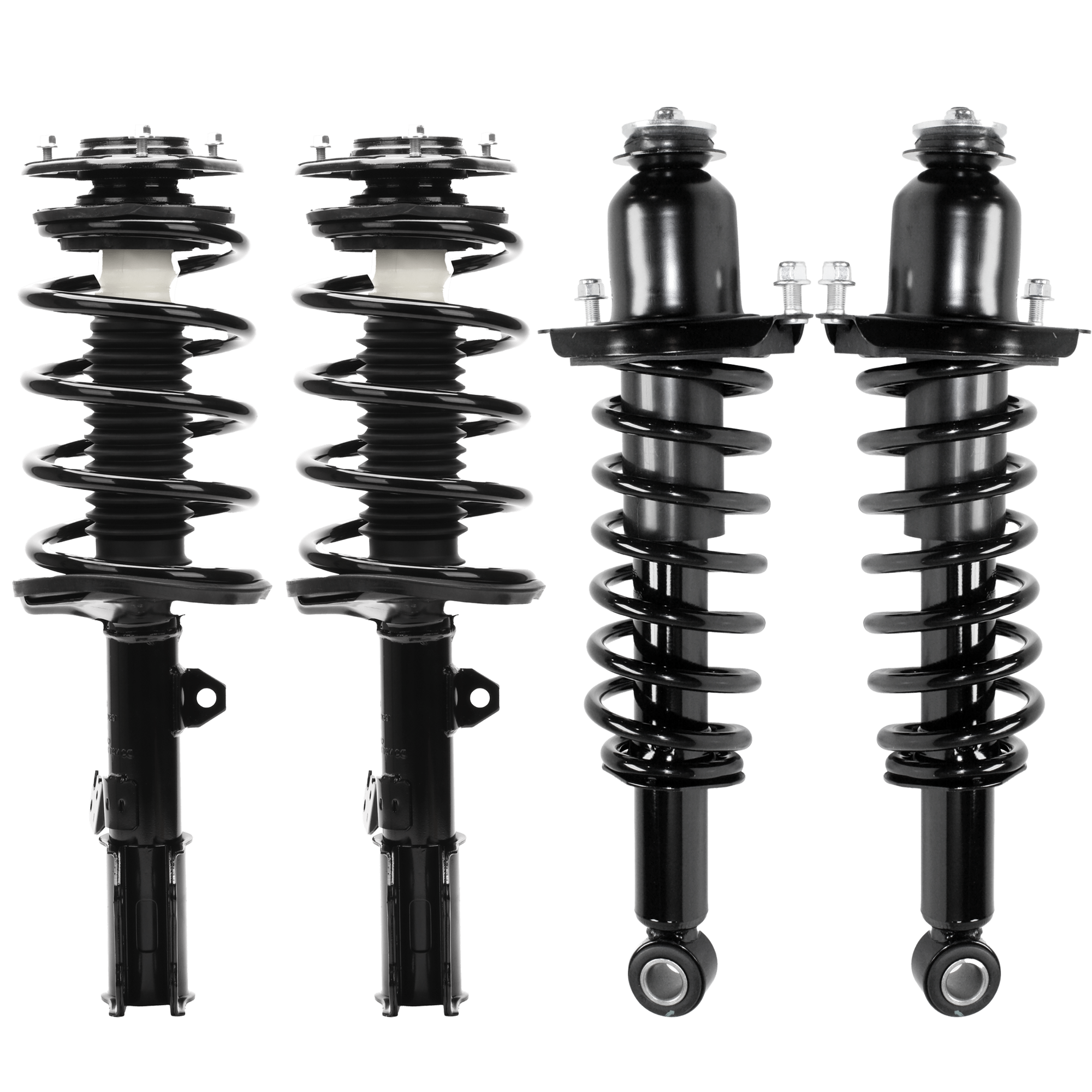 AM MATRIX VIBE 03-08 FRONT AND REAR FULLY LOADED STRUT RH AND LH Gas Charged Twin tube Set of 4 SKU SET JT280717-4 OEM 869333-88972106-88972107-88