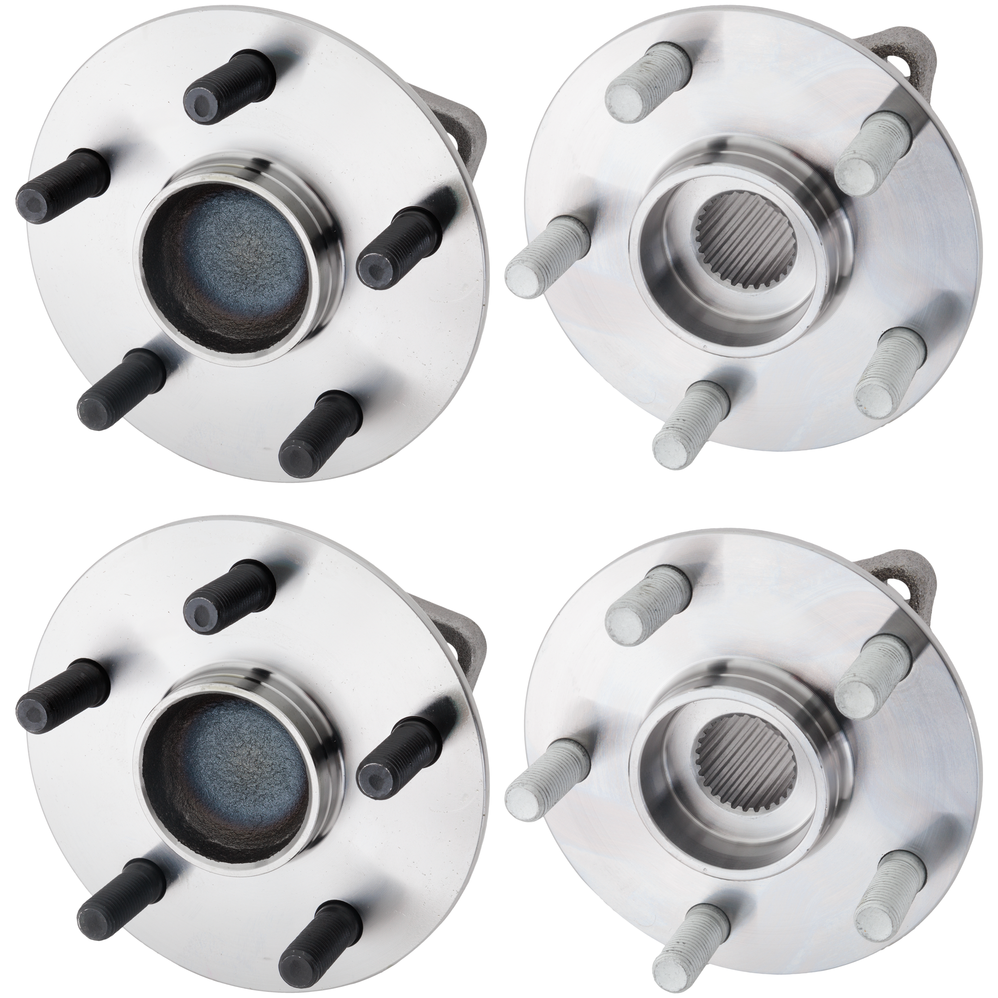 AM PRIUS 04-09 FRONT AND REAR HUB ASSEMBLY RH AND LH FWD SKU SET JT283704-4 OEM 101783-516291-713265-7700355-4