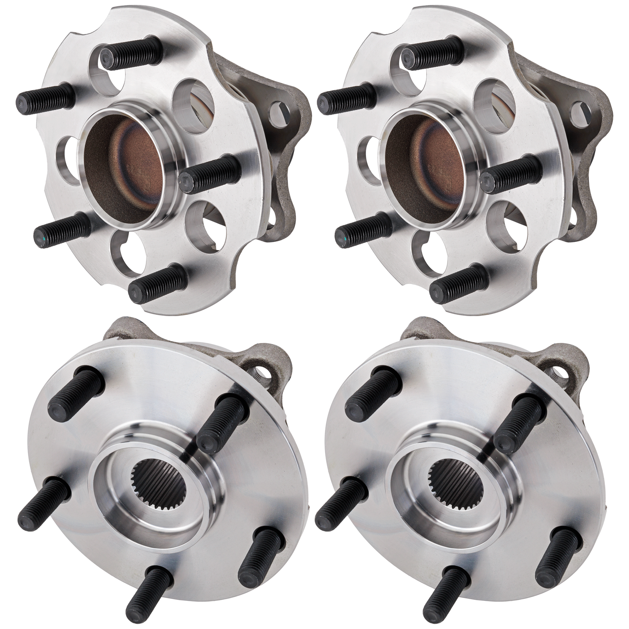 AM PRIUS V 12-17 FRONT AND REAR RH AND LH WHEEL HUB 5 Studs Set of 4 SKU SET JT283711-4B OEM 435500R010