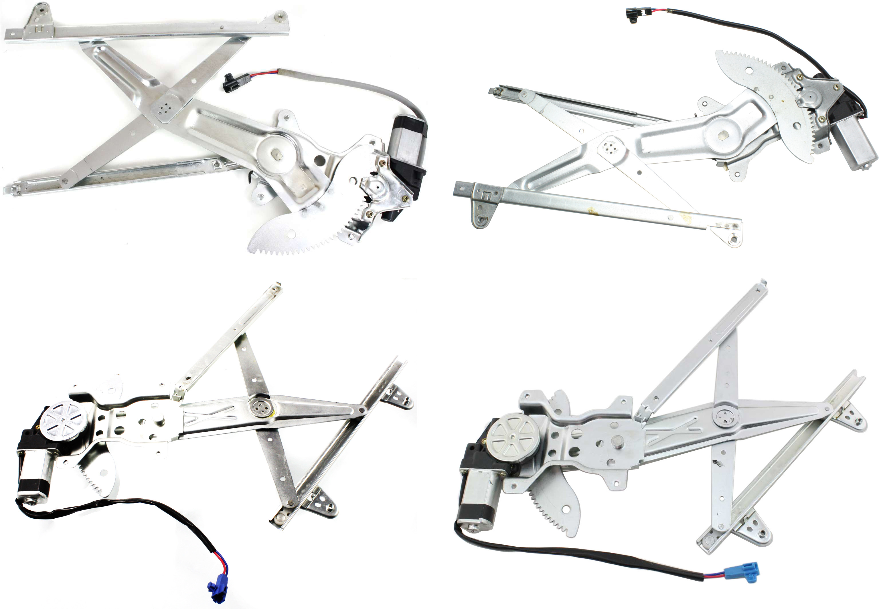 AM CAMRY 97-01 FRONT AND REAR WINDOW REGULATOR RH AND LH Power w Motor CE LE XLE Models Japan USA Built SKU SET JT462907-4 Partslink TO1550114 TO1551114 OEM 69801AA020 PFM 6980133010 PFM