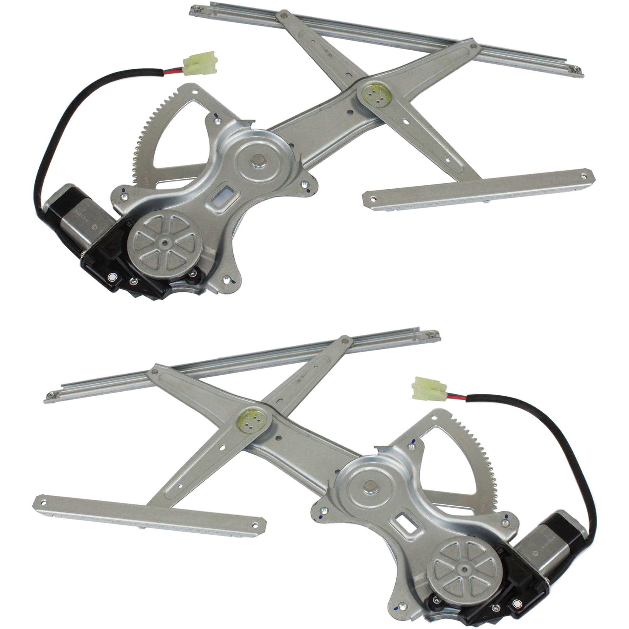 AM MATRIX 03-08 FRONT WINDOW REGULATOR RH AND LH Power w Motor SKU SET JT462909 Partslink TO1350160 TO1351160 OEM 6980101030 PFM 6980201030 PFM