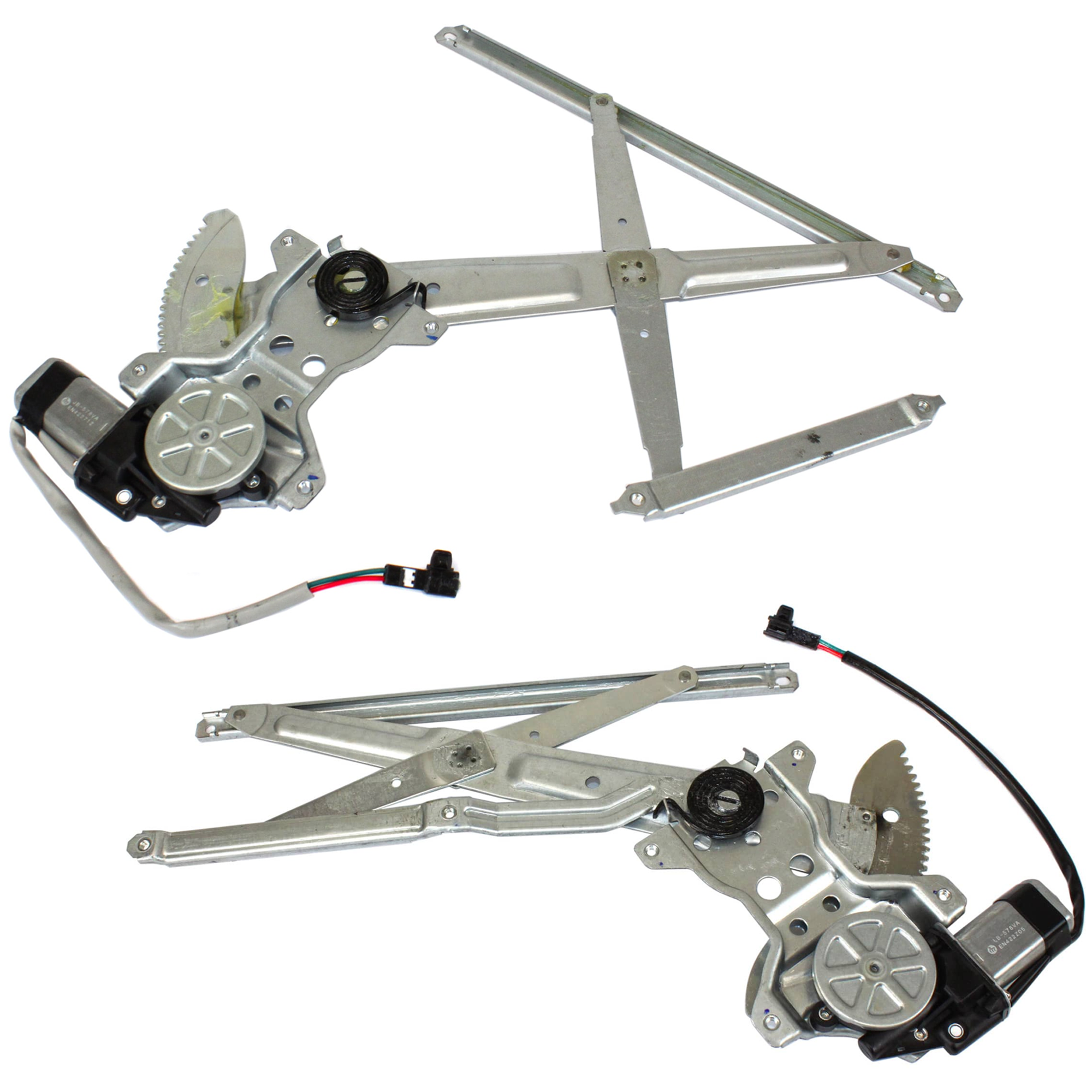 AM TUNDRA 00-06 FRONT WINDOW REGULATOR RH AND LH Set of 2 Power w Motor Fleetside Regual Access Cab SKU SET JT462911 OEM 857100C010 PFM 857200C010 PFM