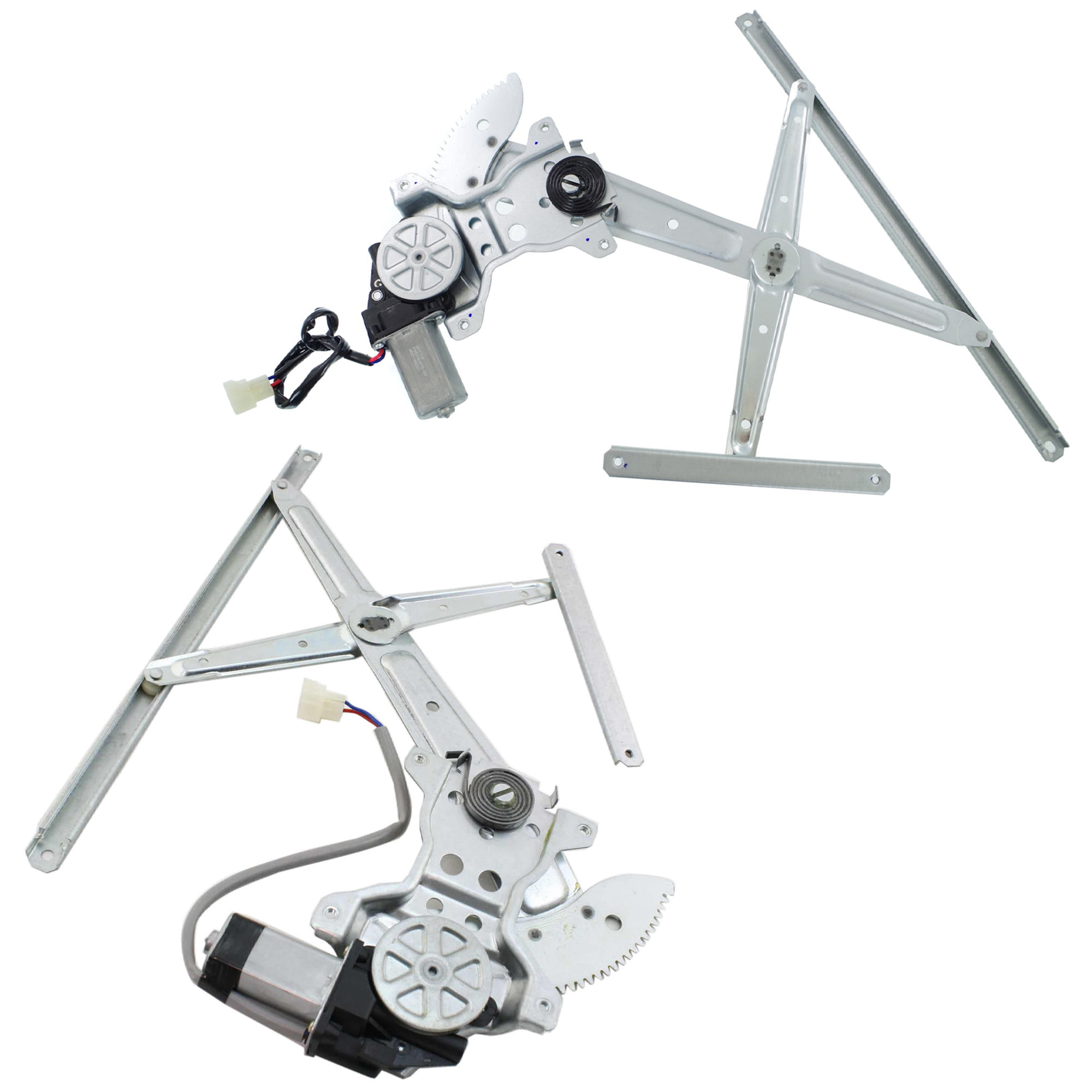 AM LAND CRUISER 91-98 FRONT WINDOW REGULATOR RH AND LH Power w Motor SKU SET JT462927 Partslink TO1350135 TO1351135 OEM 6980160010-6980260010