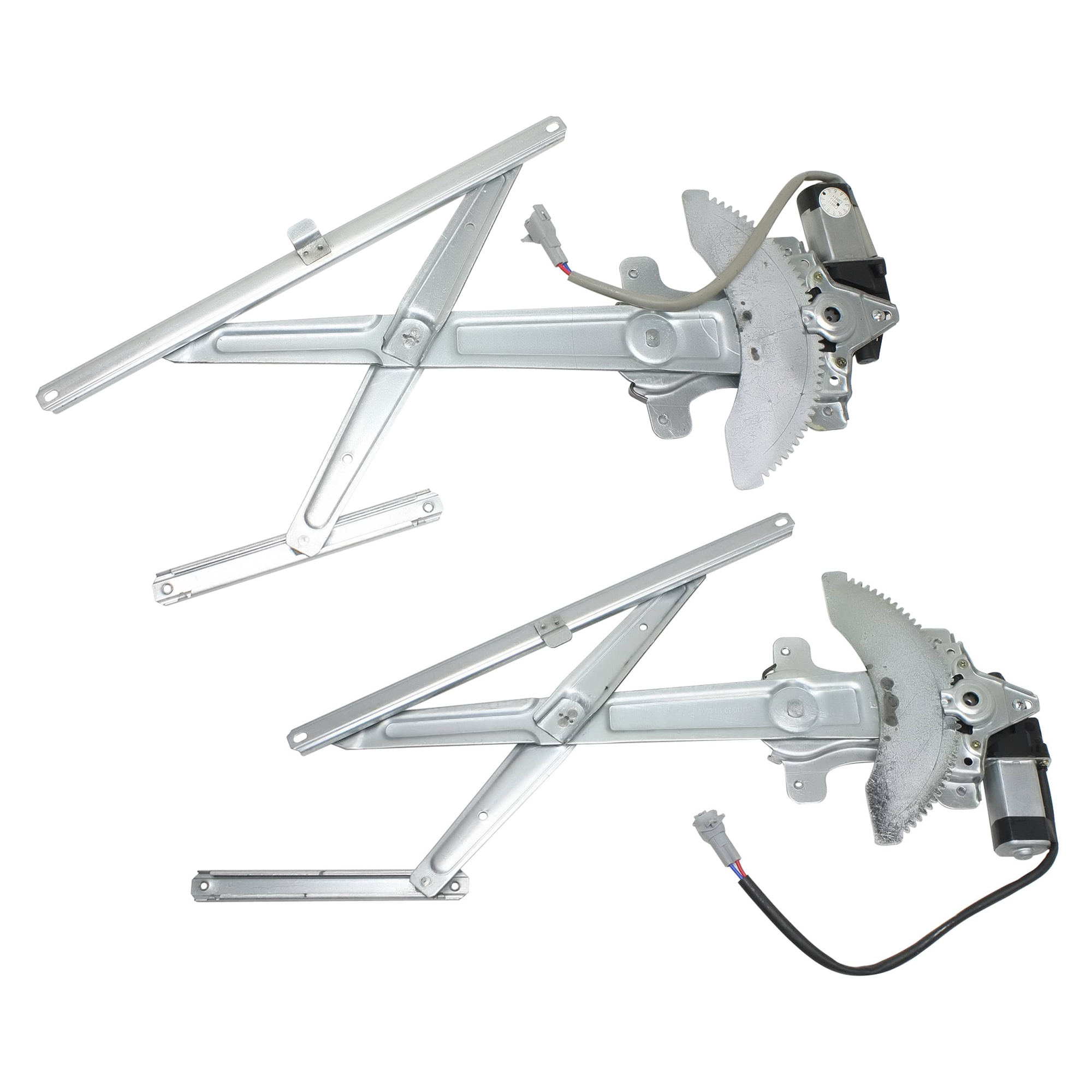 AM TACOMA 95-04 FRONT WINDOW REGULATOR RH AND LH Power With Motor SKU SET JT462931 Partslink TO1350132 TO1351132 OEM 6980135100 PFM 6980235090 PFM