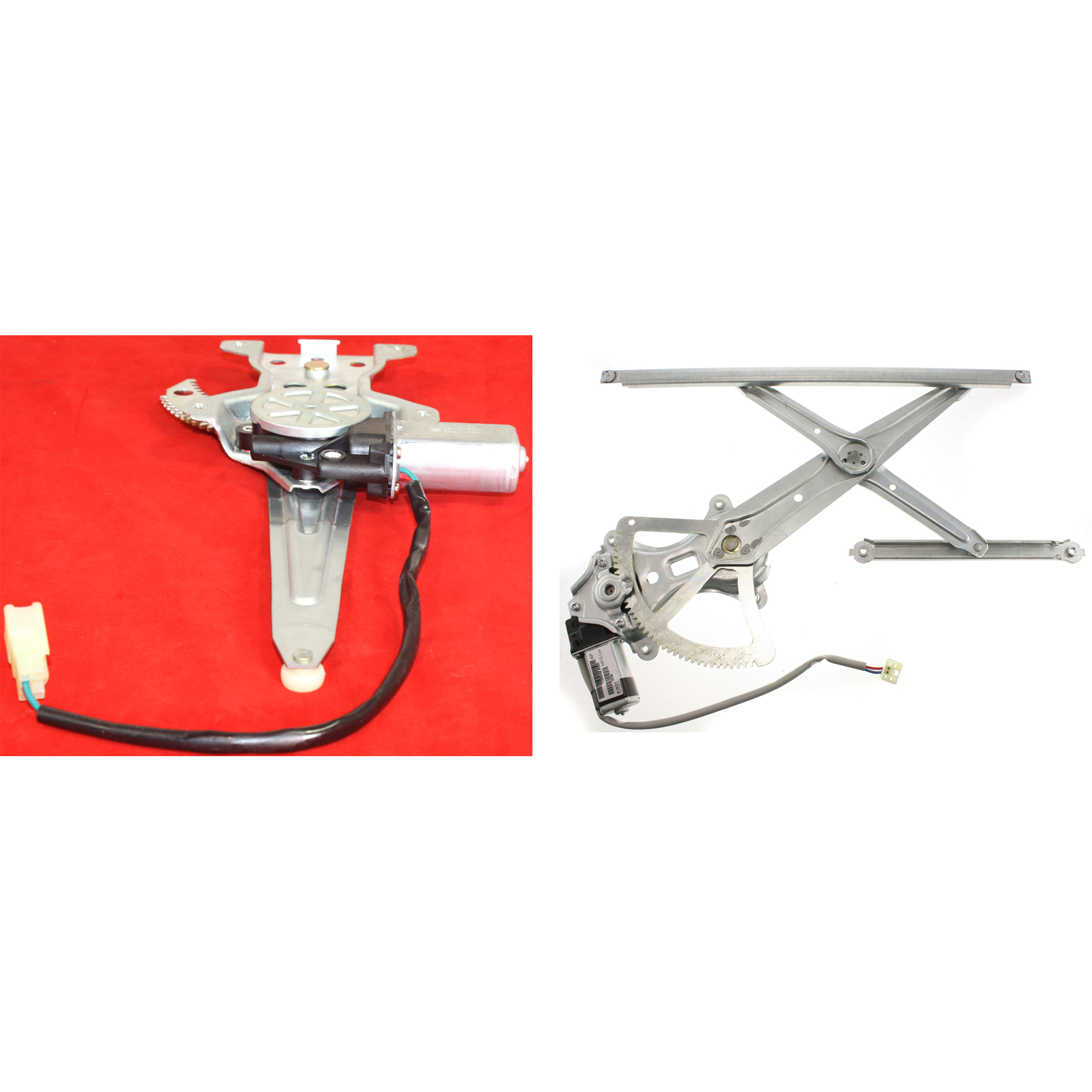 AM COROLLA 03-08 FRONT AND REAR WINDOW REGULATOR RH Power w Motor SKU SET JT462939-2R Partslink TO1351139 TO1551108 OEM 6981002170-6983002140