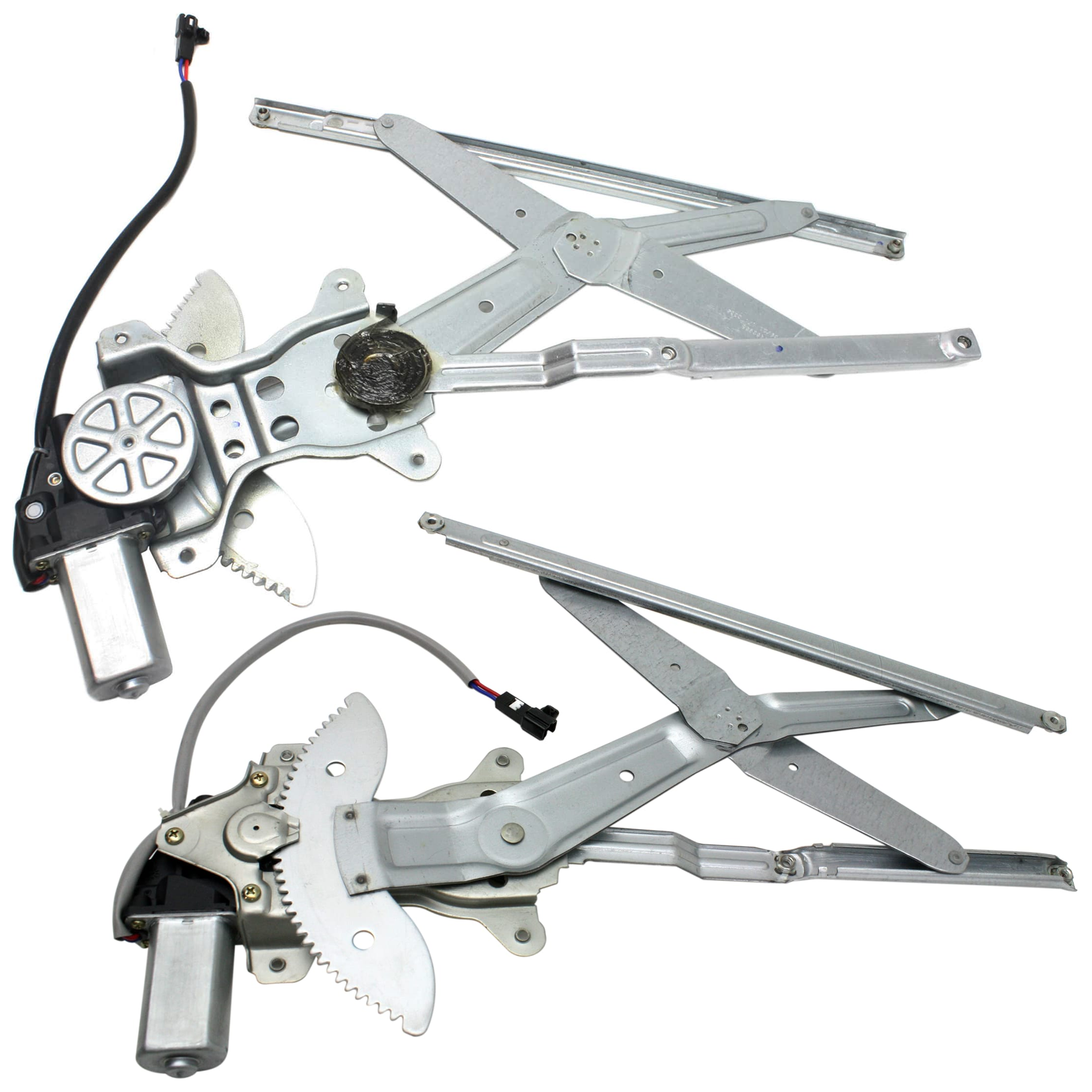 AM COROLLA PRIZM 98-02 FRONT WINDOW REGULATOR RH AND LH Power With Motor SKU SET JT462967 Partslink TO1350127 TO1351127 OEM 6980102040-6980202040
