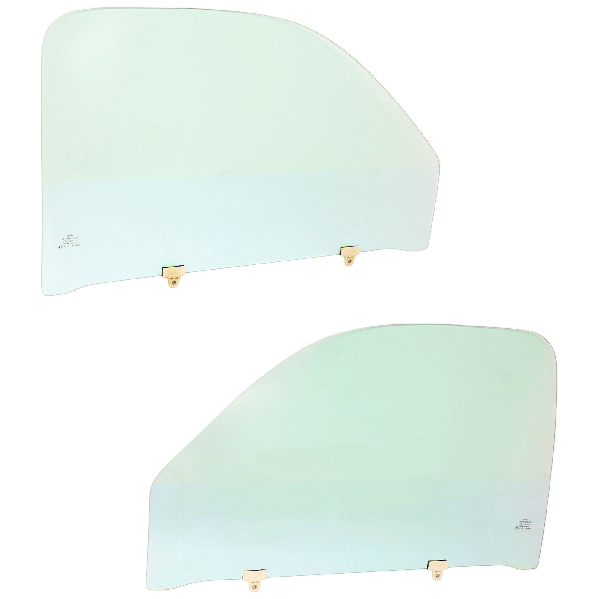 AM TACOMA 99-03 FRONT DOOR GLASS RH AND LH Green Tint 2-4 Door SKU SET JT480119 OEM 6810104070 FD05471GTYN FD22170