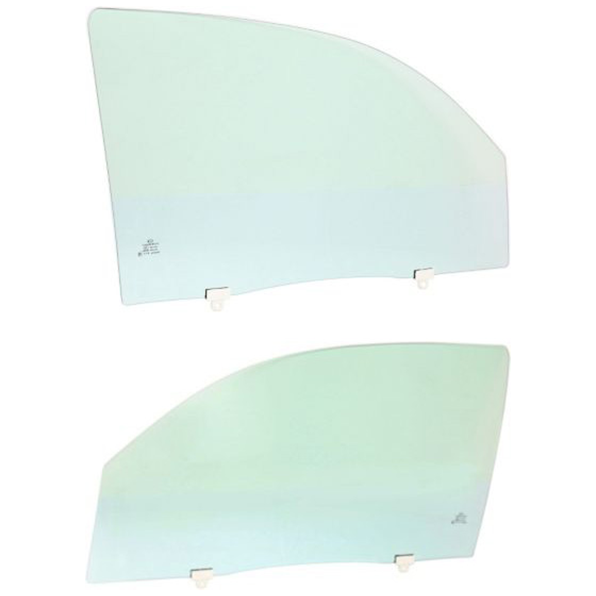 AM TACOMA 05-14 FRONT DOOR GLASS RH AND LH Green Tint w Clip SKU SET JT480121 OEM 6810104081 FD22399GTYN 6810204