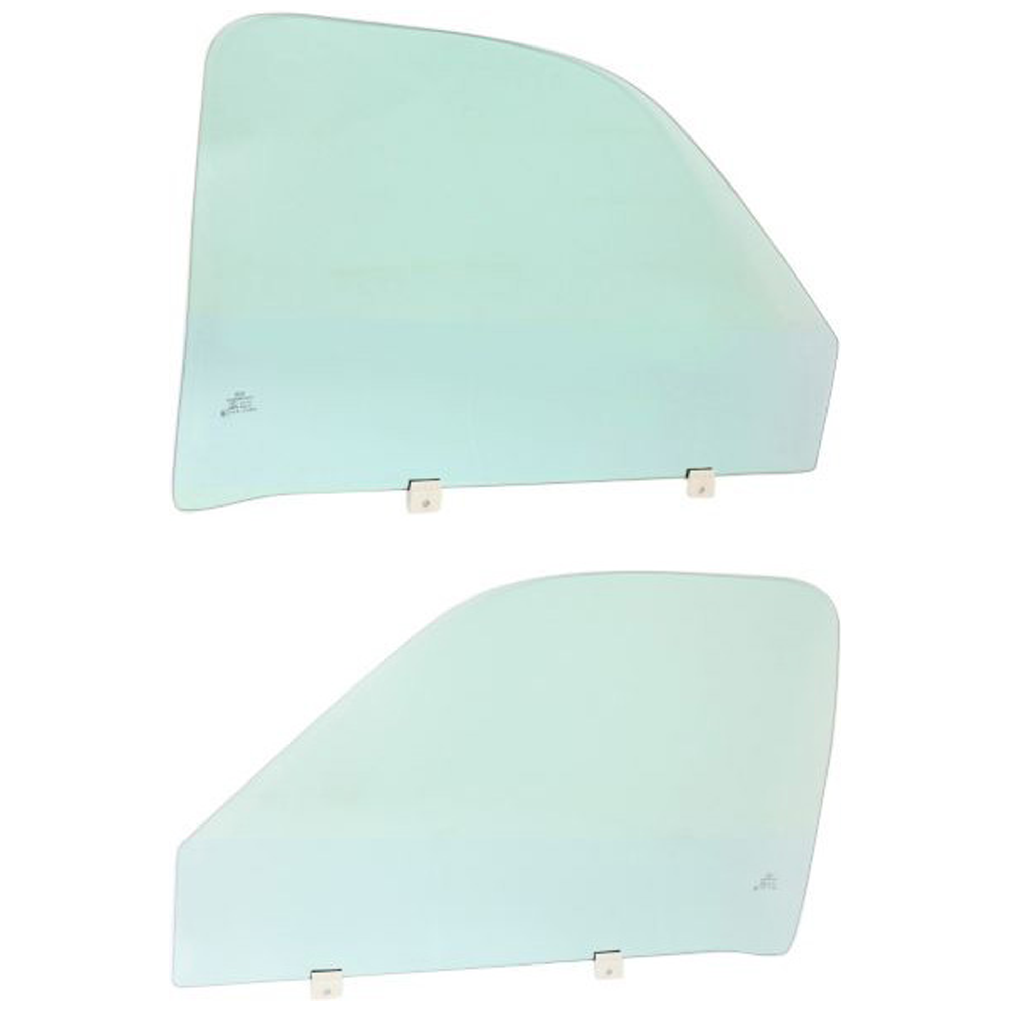 AM TUNDRA 00-06 FRONT DOOR GLASS RH AND LH Green Tint SKU SET JT480125 OEM 681010C010 FD20545GTYN 681020C