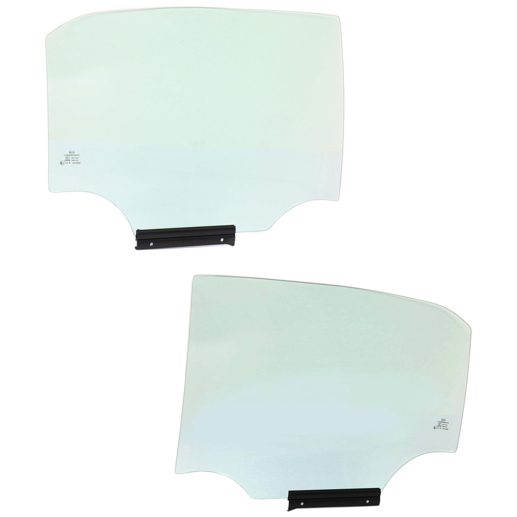 AM COROLLA 09-13 REAR DOOR GLASS RH AND LH Green Tint SKU SET JT481313 OEM 6810302260 FD23693GTYN 6810402
