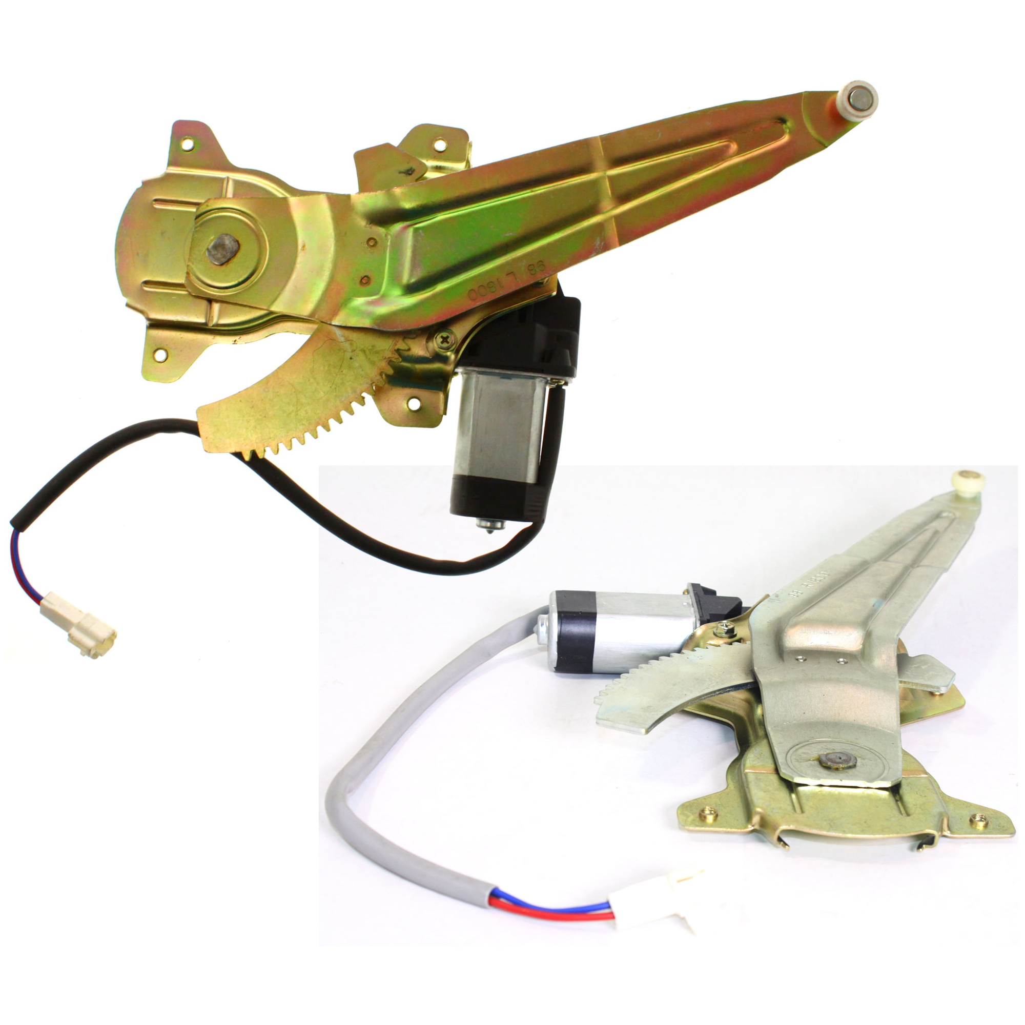 AM COROLLA 98-02 REAR WINDOW REGULATOR RH AND LH Power With Motor SKU SET JT491701 Partslink TO1550107 TO1551107 OEM 6980302030 PFM 6980402030 PFM
