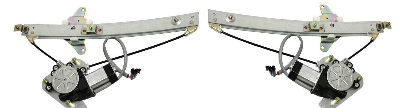 AM AVALON 95-99 REAR WINDOW REGULATOR RH AND LH Power With Motor SKU SET JT491703 Partslink TO1550117 TO1551117 OEM 6983007010-6984007010