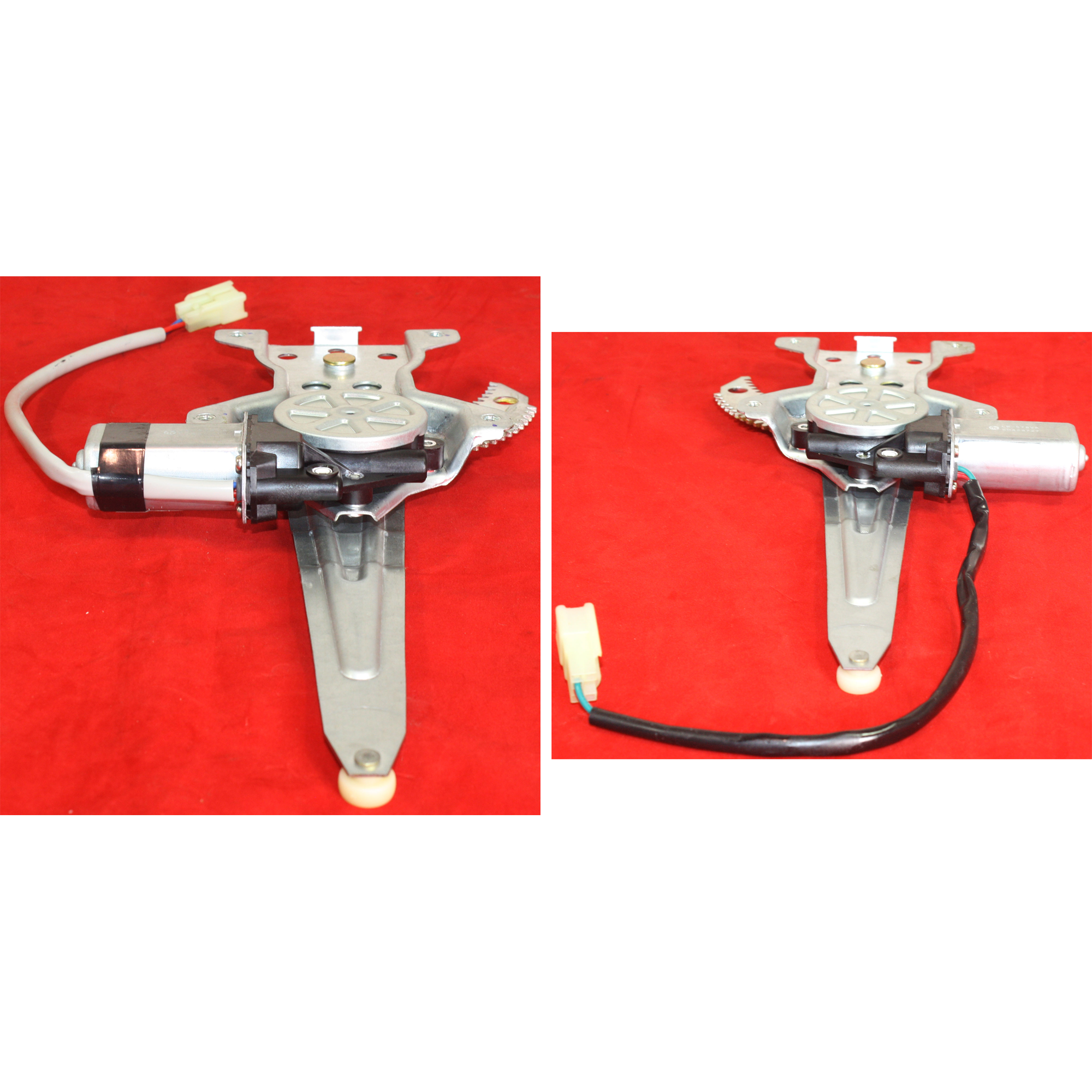 AM COROLLA 03-08 REAR WINDOW REGULATOR RH AND LH Power With Motor SKU SET JT491709 Partslink TO1550108 TO1551108 OEM 6983002140-6984002140