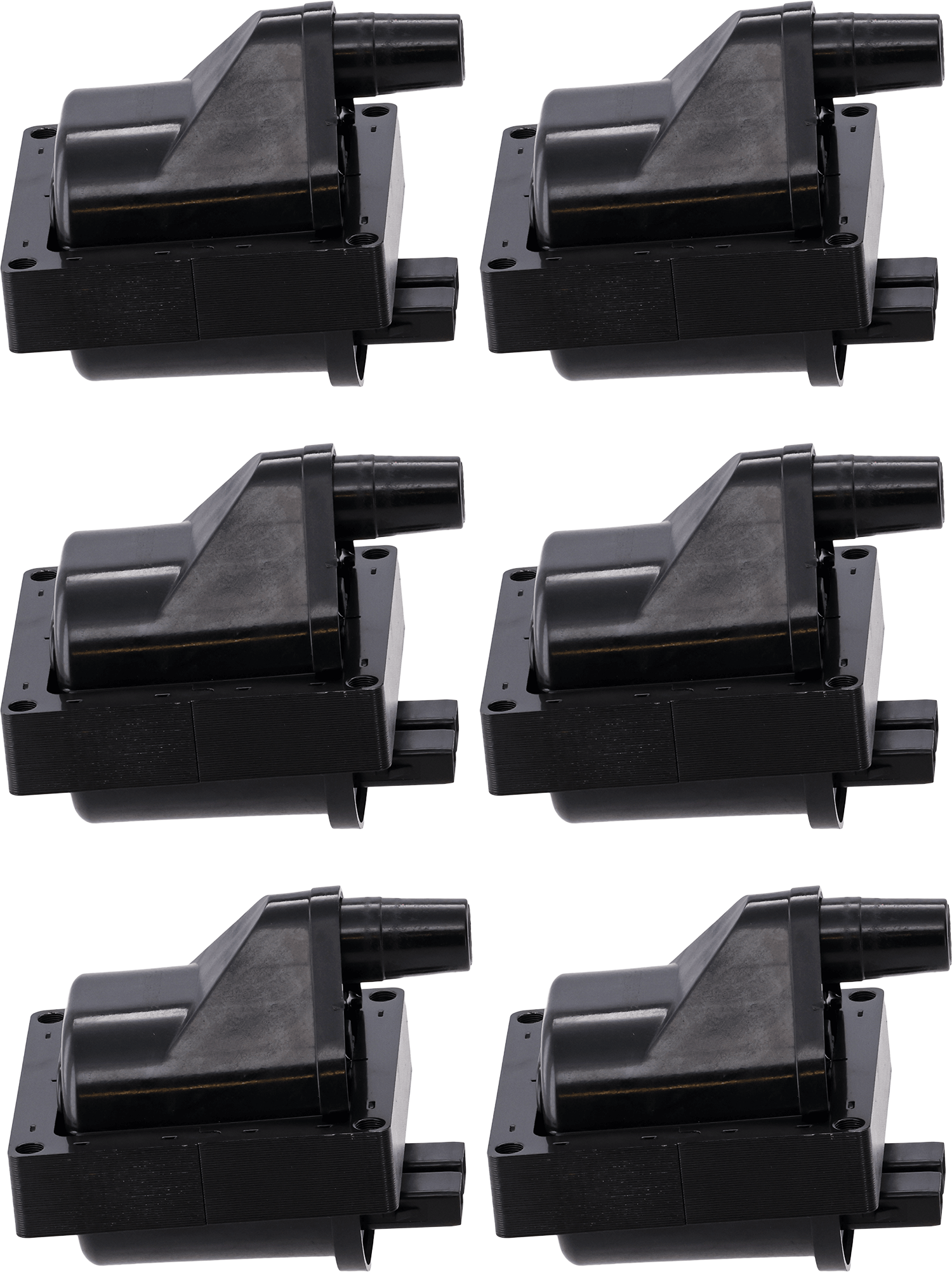 AM CORONA 80-80 TOYOTA PICKUP 81-89 IGNITION COIL 2 Male Blade Terminals 12 Volts E Core Design Set of 6 SKU SET JT504609-6