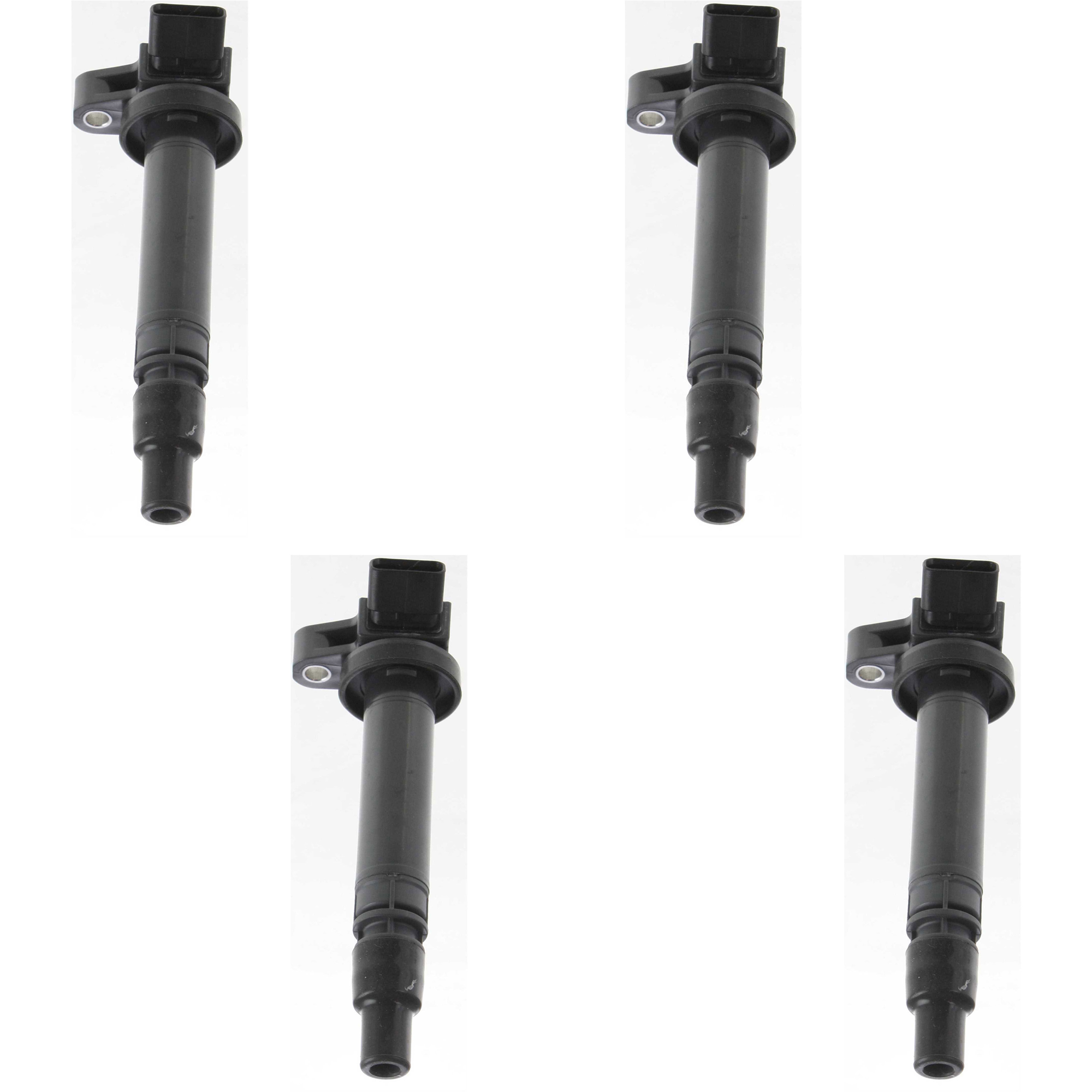 AM CELICA 00-05 VIBE 03-06 IGNITION COIL Set of 4-12 Volts Blade Type 4 Prong Male Terminal SKU SET JT504615-4