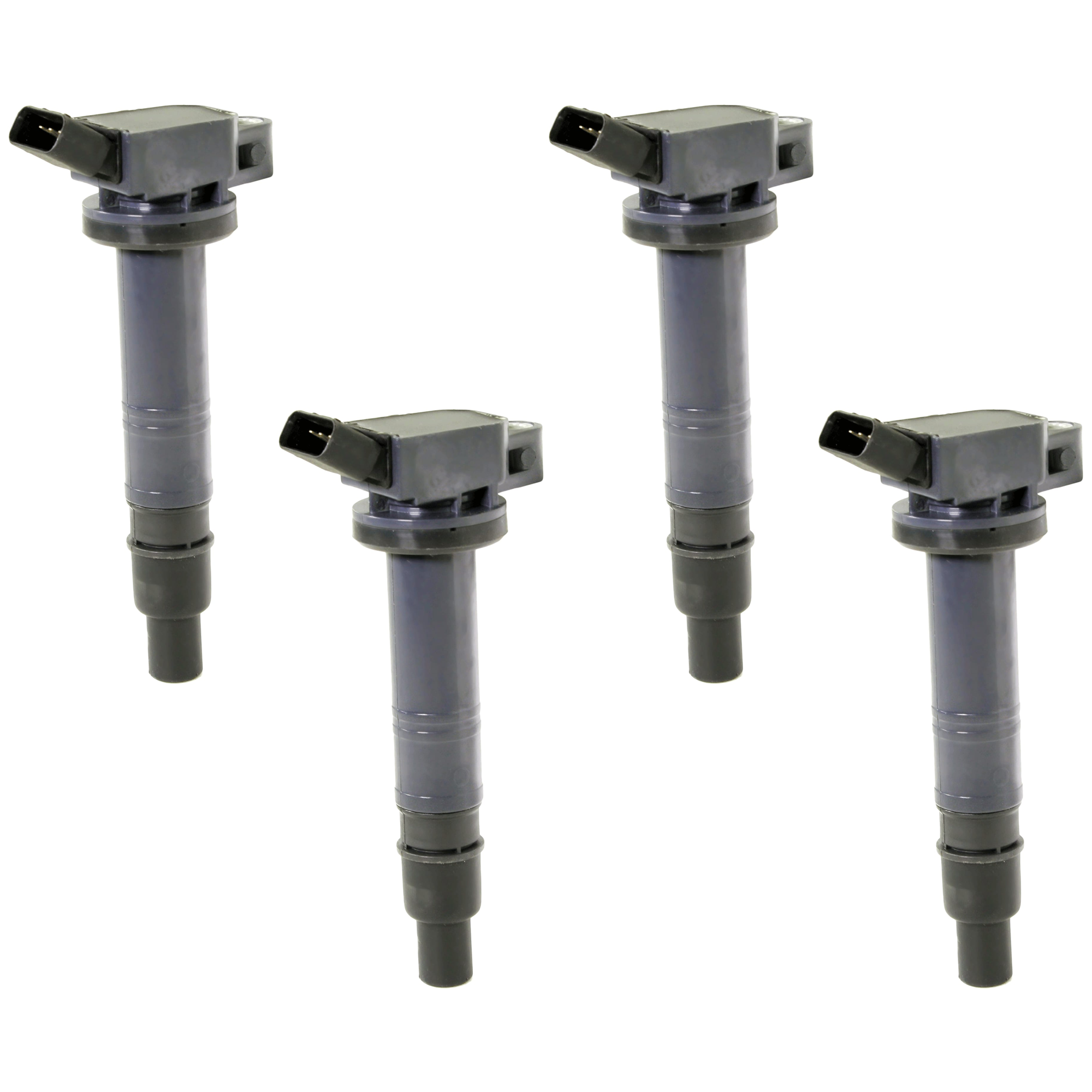 AM 4RUNNER 03-10 TACOMA 05-24 IGNITION COIL In Cap Coil Design 12 Volts 4 Male Blade Terminals Set of 4 SKU SET JT504616-4