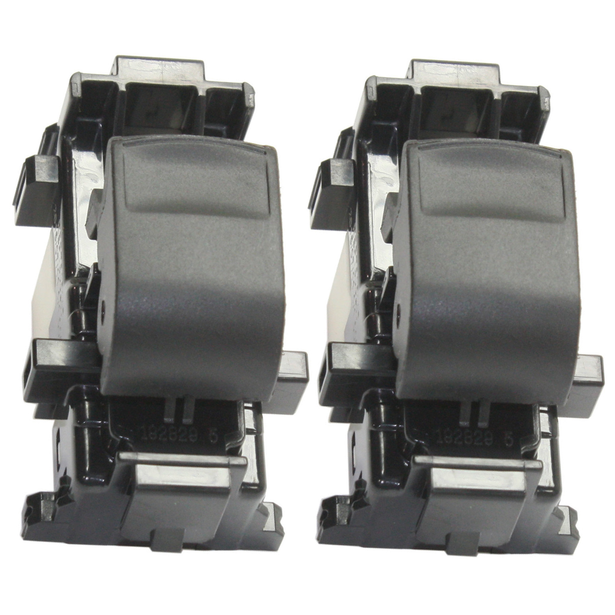 AM RAV4-06-18 TUNDRA 07-21 FRONT AND REAR WINDOW SWITCH RH Black SKU SET JT505207-2 OEM 9022-182378-660336-901353-5348