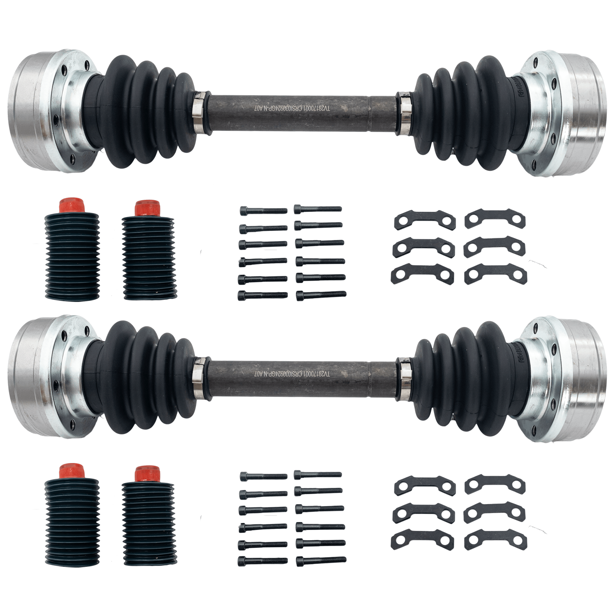 AM KARMANN GHIA 69-74 SQUAREBACK 69-73 REAR CV AXLE ASSEMBLY RH AND LH SKU SET JTV28170001