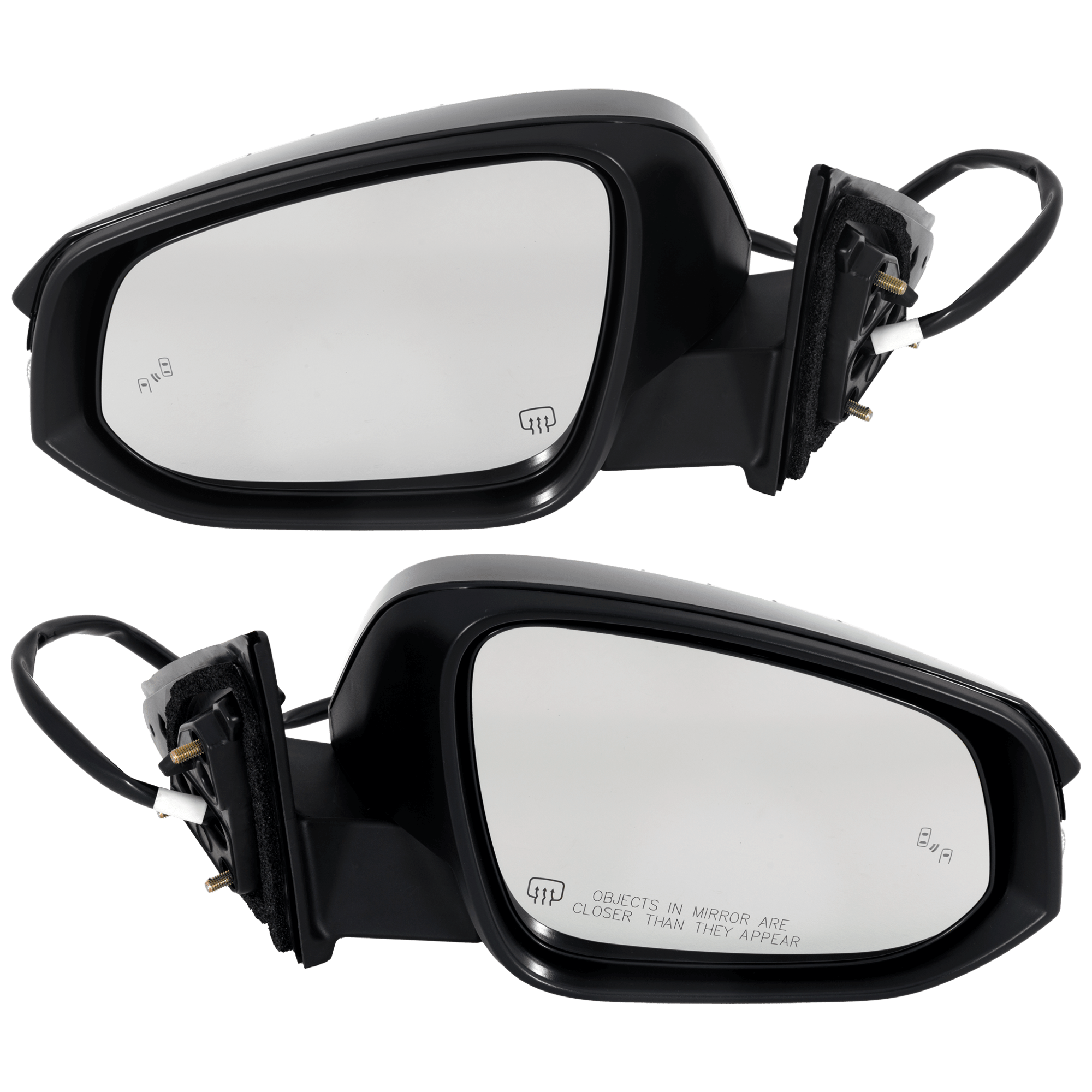 AM HIGHLANDER 18-19 MIRROR RH AND LH Power Manual Folding Heated Paintable w BSD Memory Puddle Light and Signal Light Includes Hybrid Model SKU SET JTY01ER S Partslink TO1320409 TO1321409 OEM 879100E340 PFM 879400E320 PFM