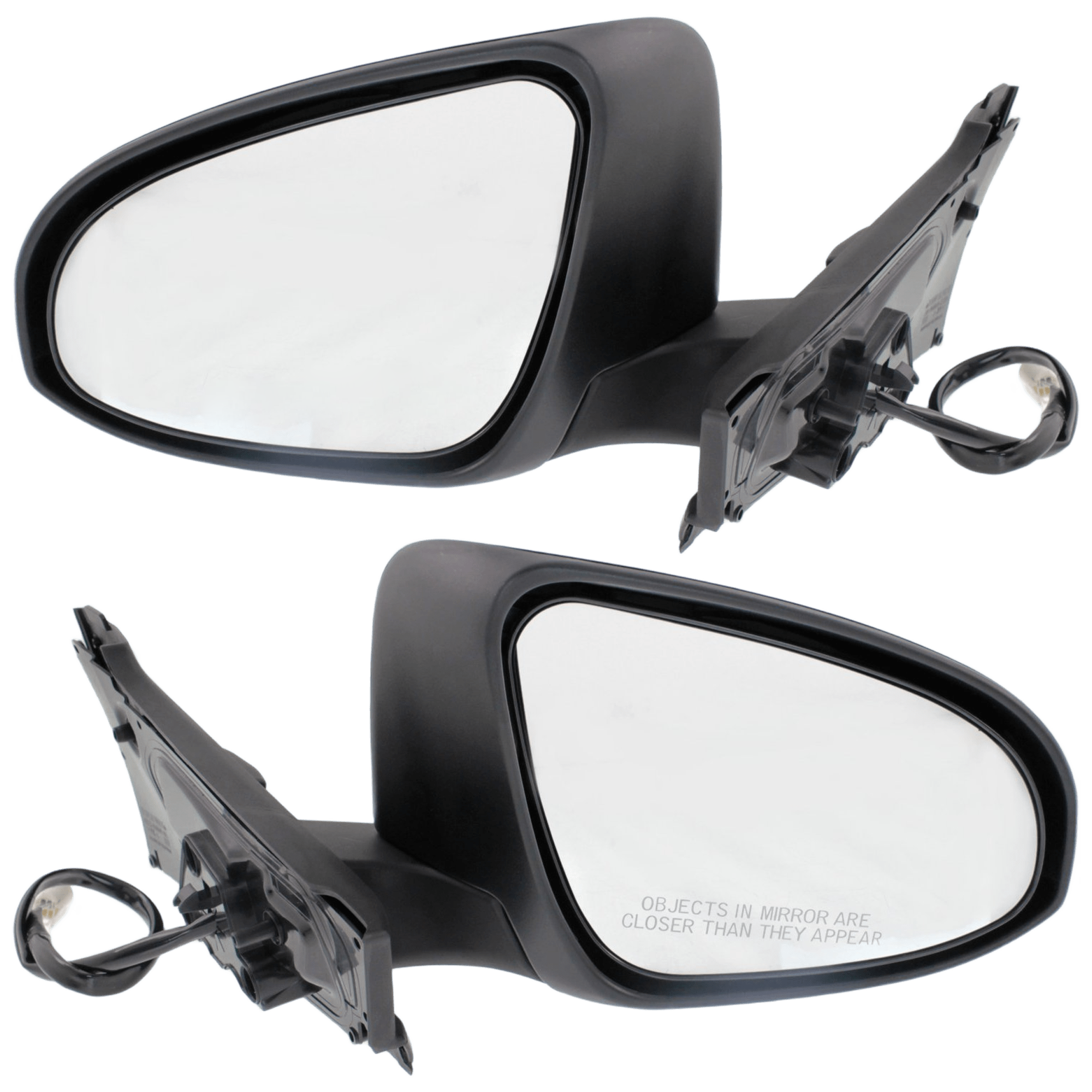 AM YARIS 15-19 MIRROR RH AND LH Power Manual Folding Non Heated Paintable Hatchback France Built Vehicle SKU SET JTY06ER Partslink TO1320322 TO1321322 OEM 879100D550 PFM 879400D550 PFM