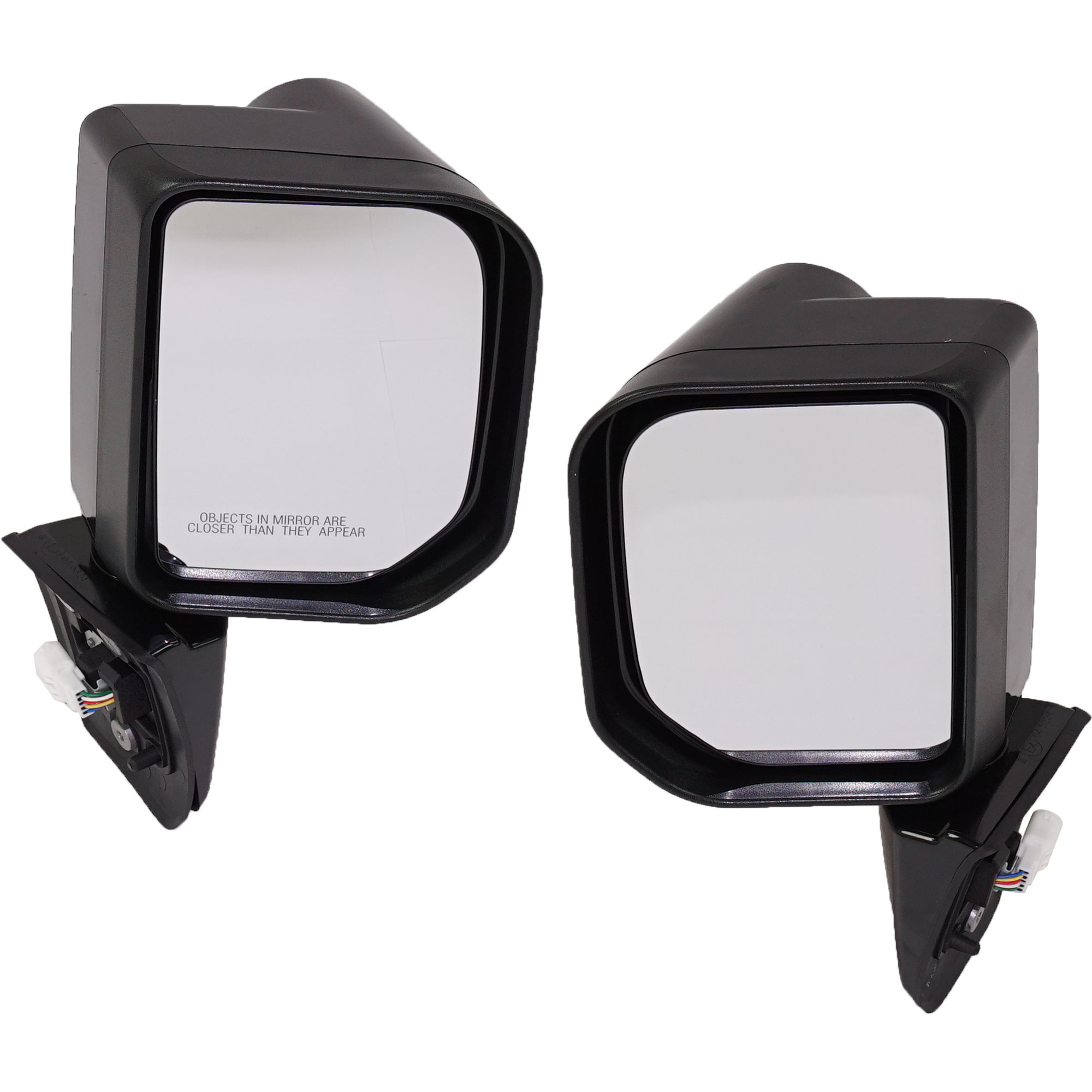 AM FJ CRUISER 07-14 MIRROR RH AND LH Power Manual Folding Non Heated Paintable w Signal Light w o Special Edition Package SKU SET JTY100ER Partslink TO1320250 TO1321250 OEM 8791035A01-8794035871