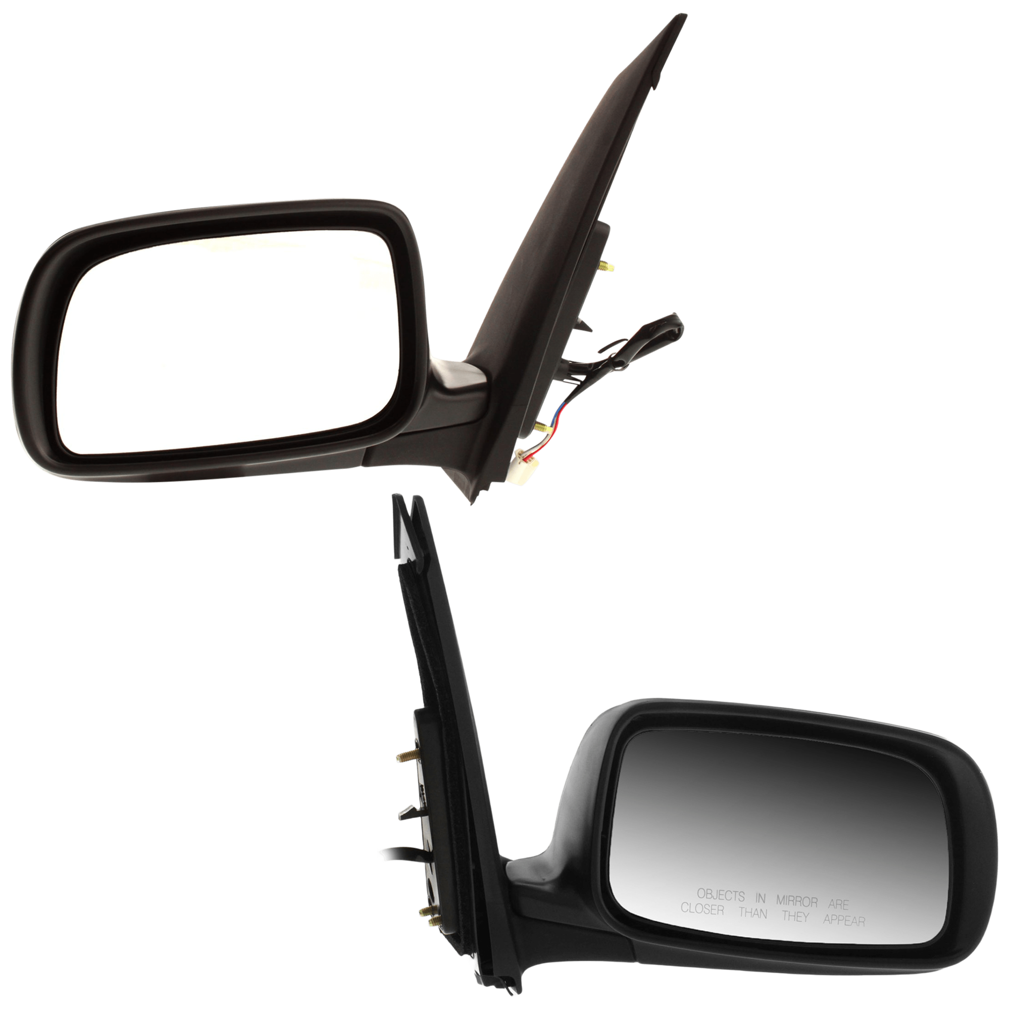 AM PRIUS 08-09 MIRROR RH AND LH Power Manual Folding Non Heated Paintable SKU SET JTY103ER Partslink TO1320255 TO1321255 OEM 8791047250-8794047230