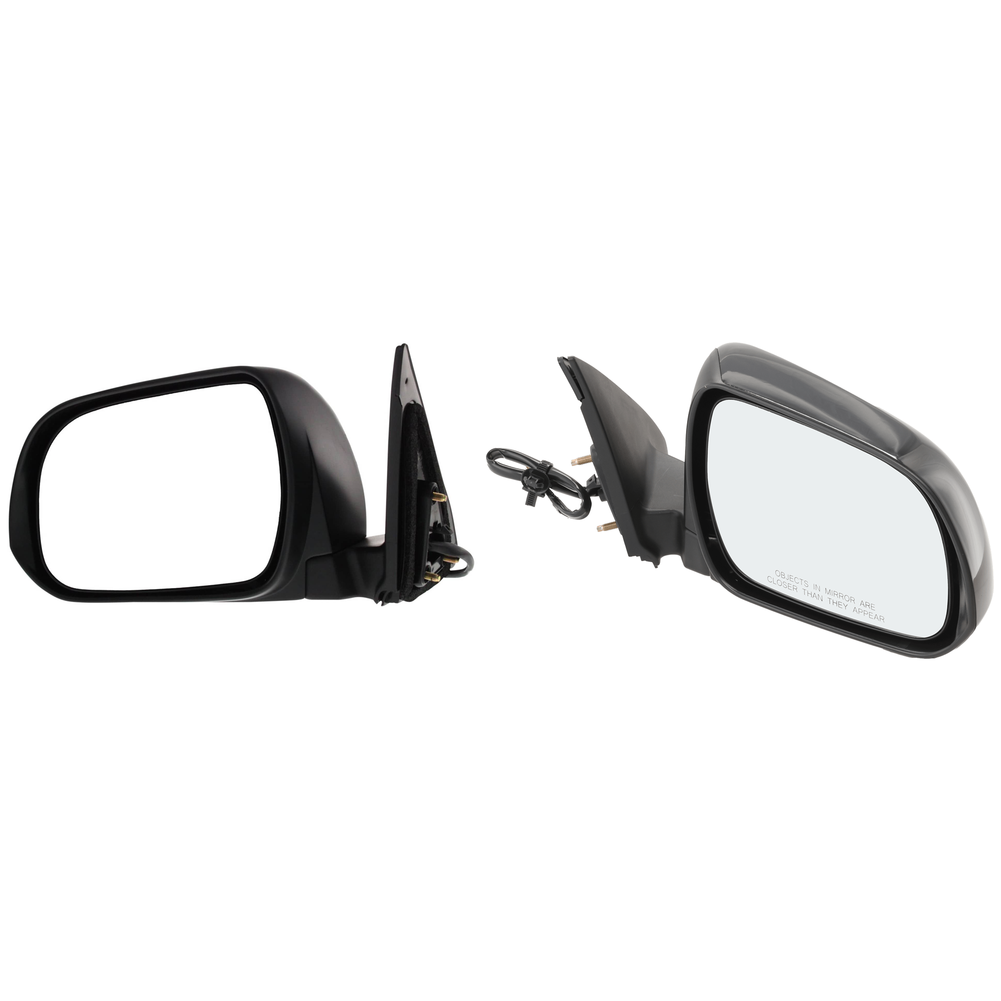 AM HIGHLANDER 08-13 MIRROR RH AND LH Power Manual Folding Heated Paintable w Puddle Light Hybrid Non Hybrid Model 08-10 Japan Built Vehicle SKU SET JTY104ER Partslink TO1320251 TO1321251 OEM 8791048363-8794048343
