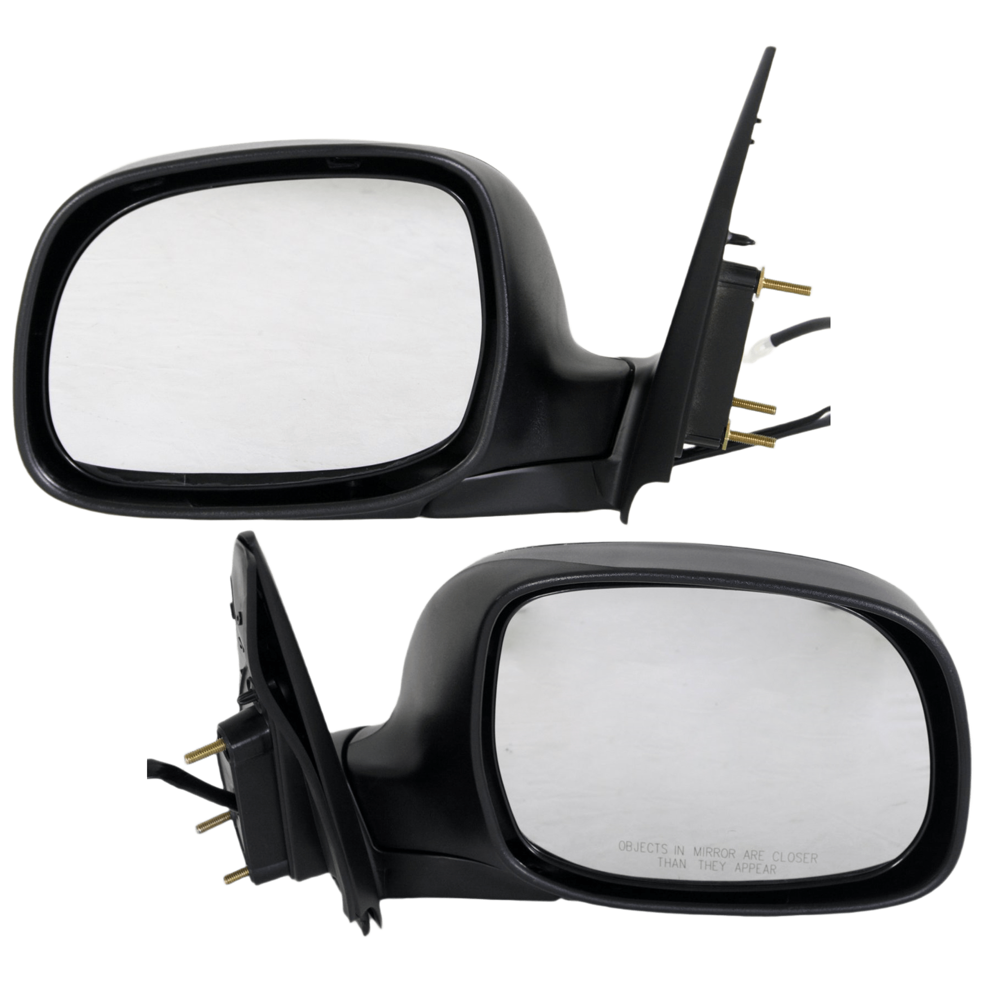 AM TUNDRA 04-06 MIRROR RH AND LH Non Towing Power Non Heated Manual Folding Chrome SR5 Model Double Cab SKU SET JTY118ER Partslink TO1320228 TO1321228 OEM 879100C080-879400C080