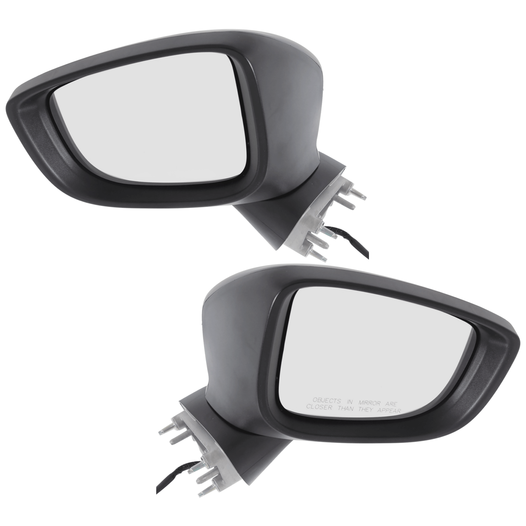 AM YARIS 16-18 MIRROR RH AND LH Power Manual Folding Non Heated Paintable w Signal Light Sedan SKU SET JTY128ER S OEM 87908WB006-87909WB006