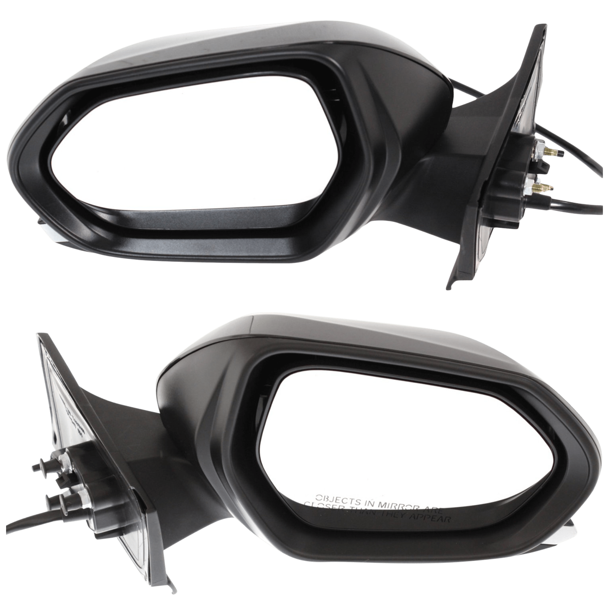 AM PRIUS 16-22 PRIUS PRIME 21-22 MIRROR RH AND LH Power Manual Folding Heated Textured No BSD SKU SET JTY131ER Partslink TO1320354 TO1321354 OEM 8791047410 PFM 8794047400 PFM