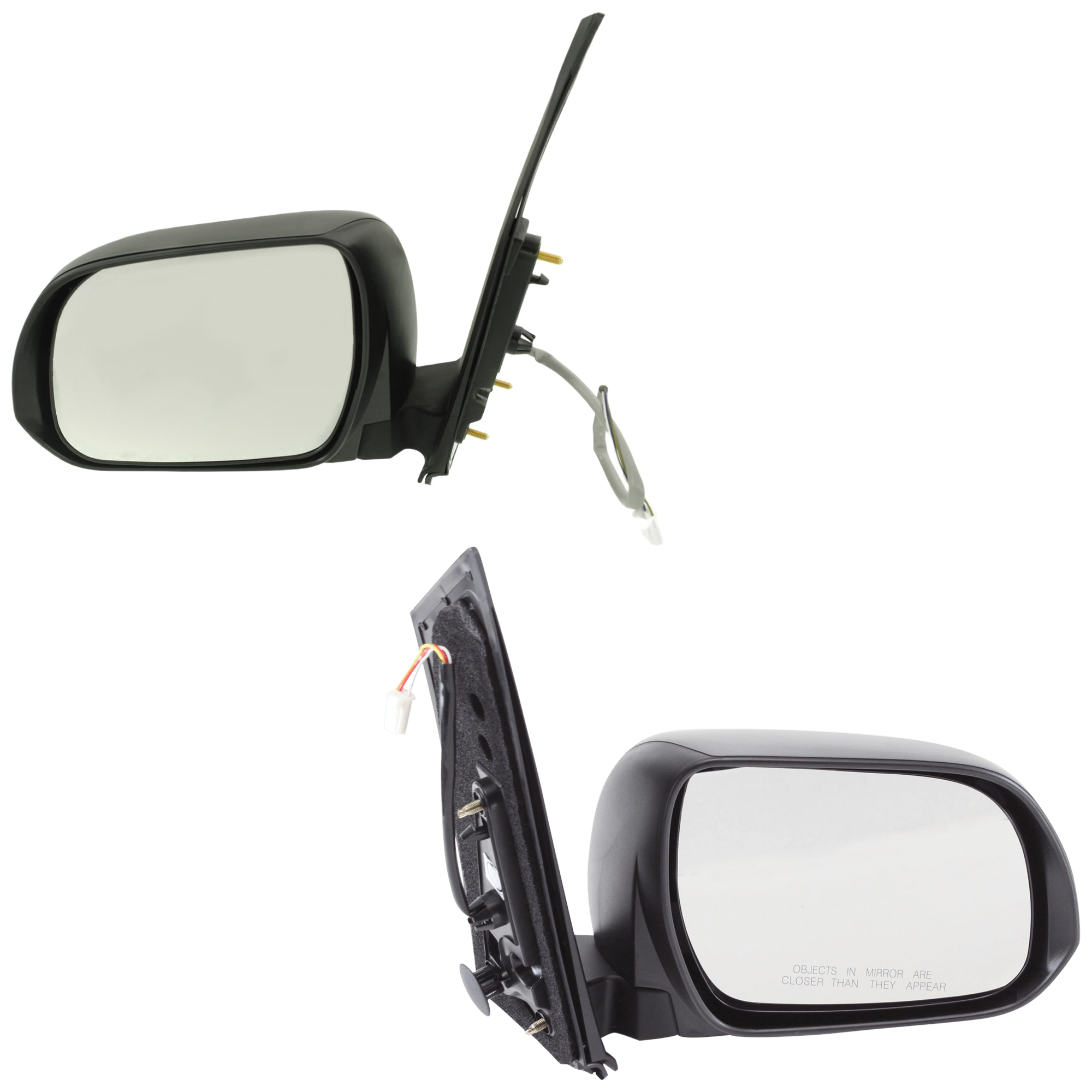 AM SIENNA 11-14 MIRROR RH AND LH Power Manual Folding Non Heated Textured No Memory SKU SET JTY132ER Partslink TO1320268 TO1321268 OEM 8791008081-8794008081