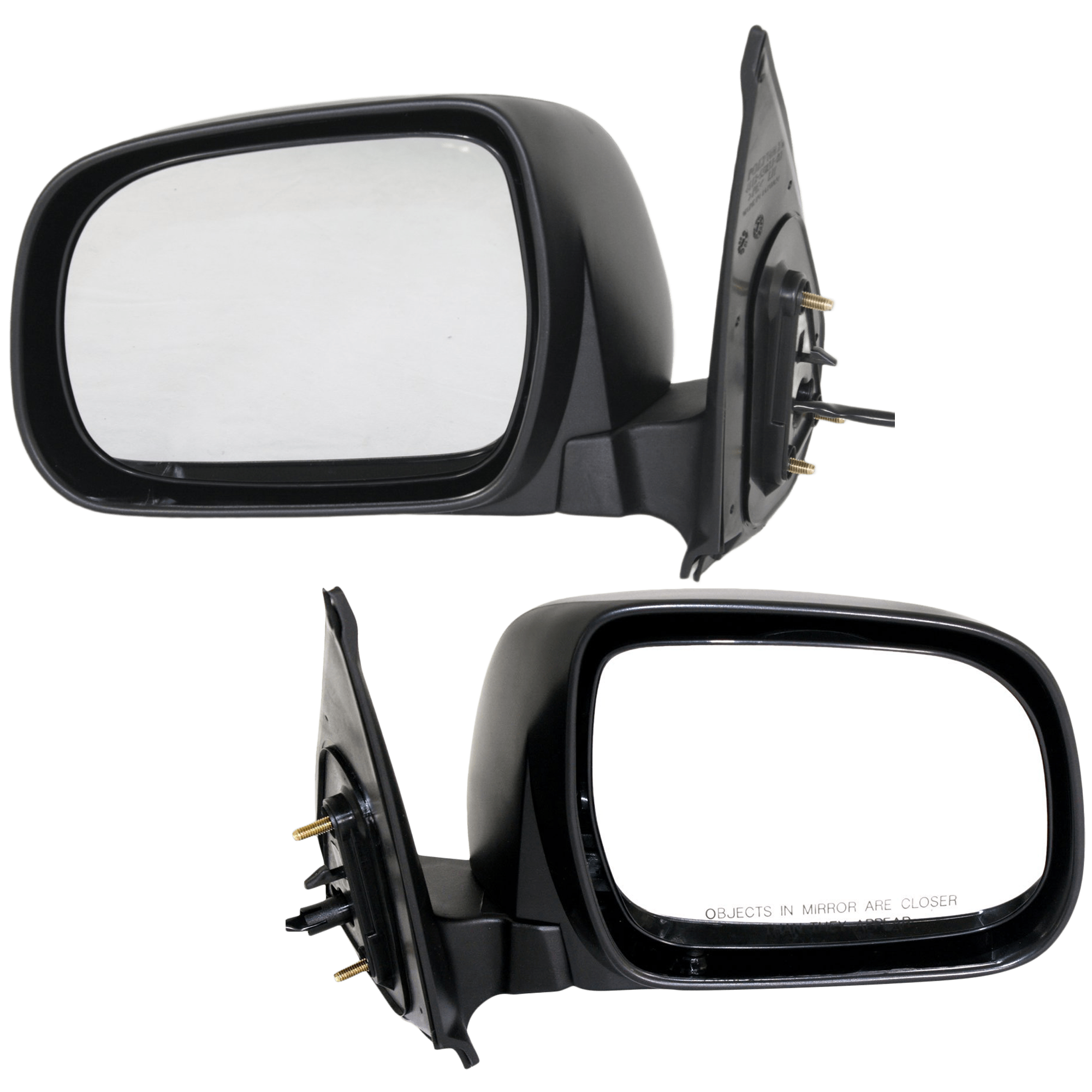 AM TACOMA 05-10 MIRROR RH AND LH Power Manual Folding Non Heated Paintable SKU SET JTY135ER Partslink TO1320203 TO1321203 OEM 8791004180C0-8794004190C0