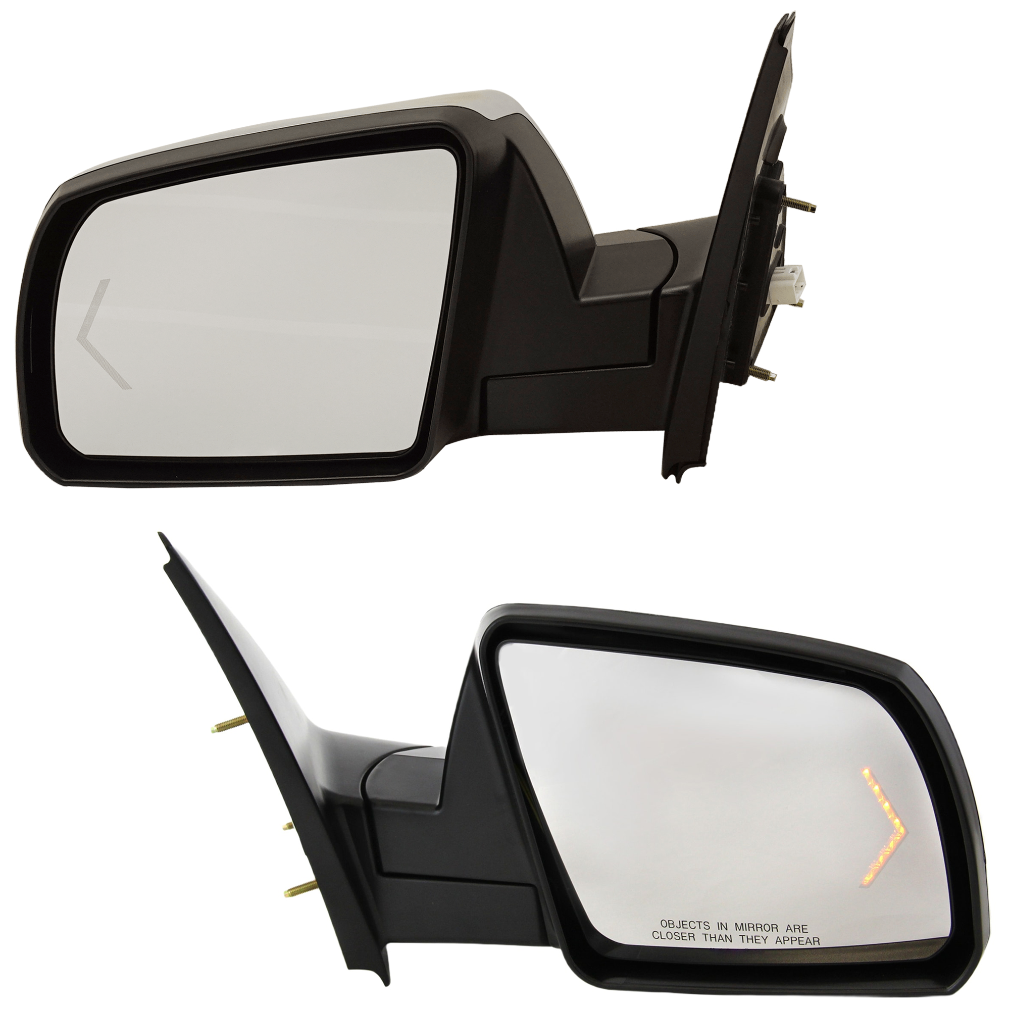 AM SEQUOIA 08-13 TUNDRA 07-13 MIRROR RH AND LH Non Towing Power Power Folding Heated Chrome w Puddle and Signal Lights No Memory Limited Model SKU SET JTY136ER S Partslink TO1320269 TO1321269 OEM 879100C203-879400C203