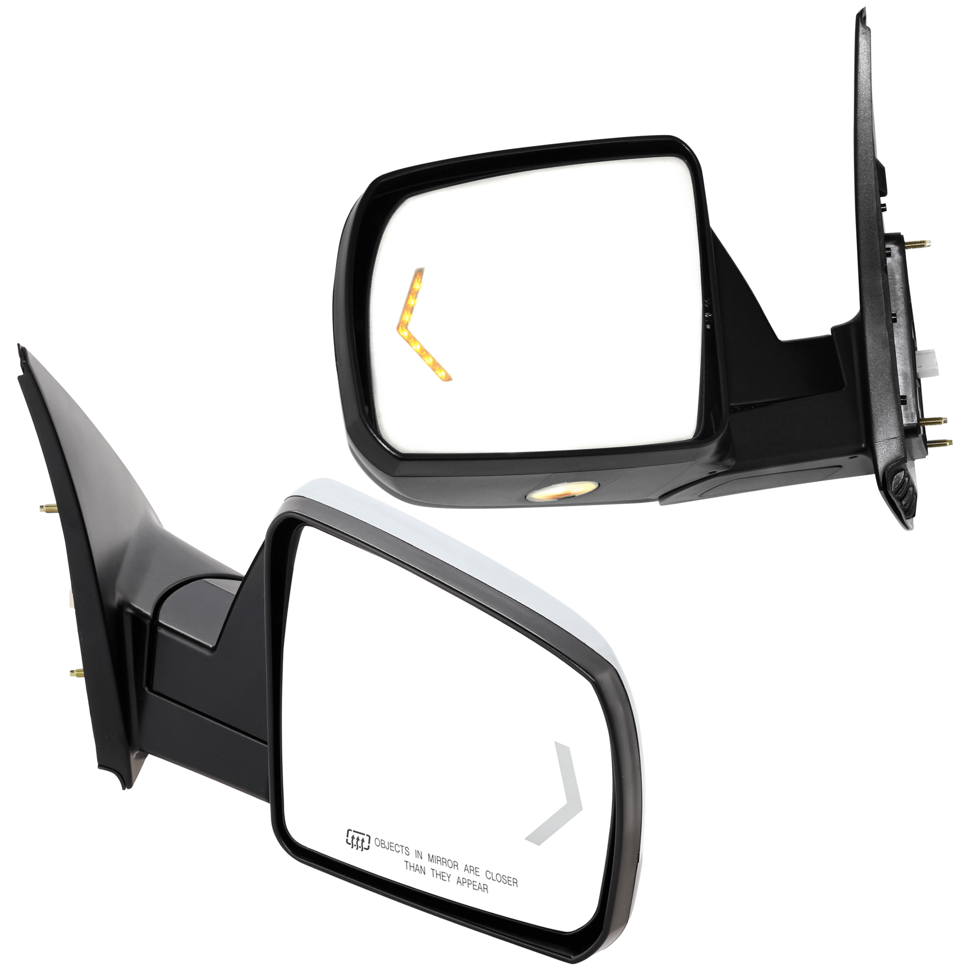 AM SEQUOIA 08-11 TUNDRA 07-13 MIRROR RH AND LH Non Towing Power Power Folding Heated Chrome w Memory Puddle Light and Signal Light Sequoia Limited Platinum Models Tundra Limited Model SKU SET JTY137ER S Partslink TO1320270 TO1321270 OEM 879100C213-879400C213