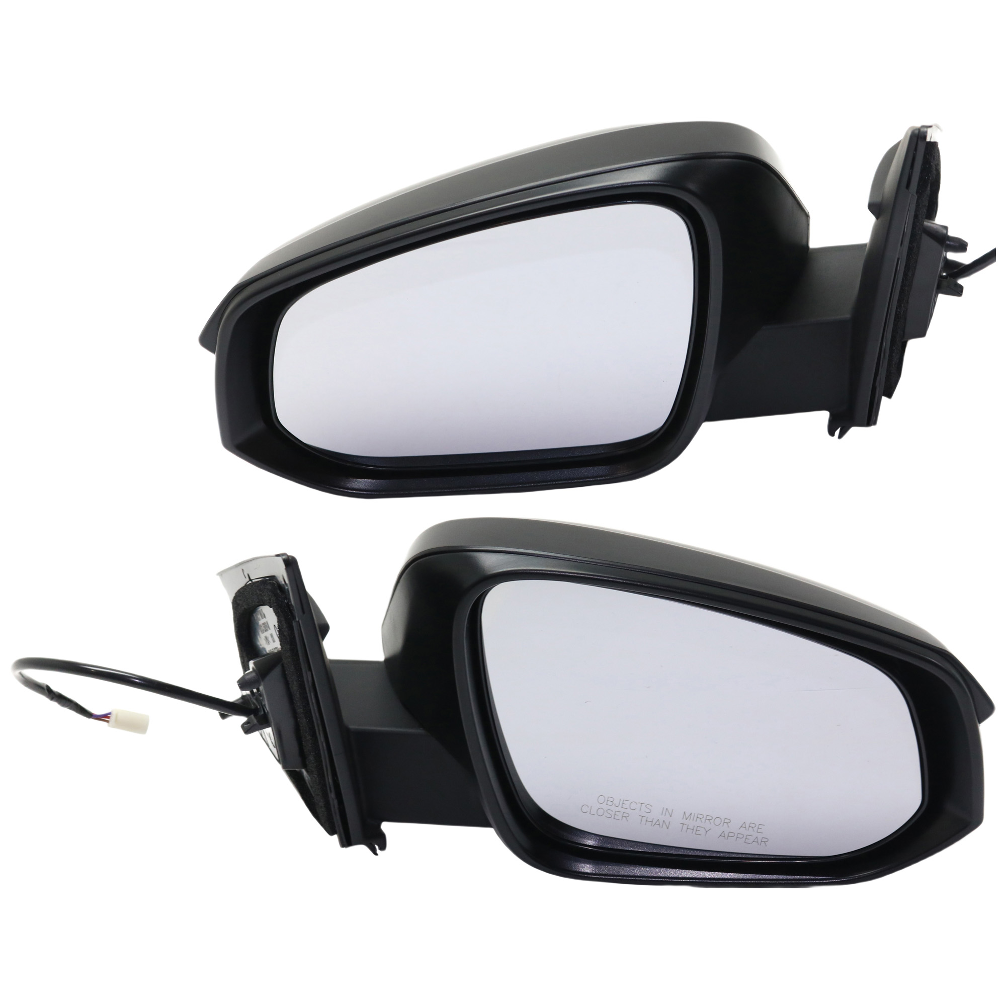AM RAV4-15-15 MIRROR RH AND LH Power Manual Folding Non Heated Textured No BSD and Signal Light North America Built Vehicle From 11-14 SKU SET JTY141ER Partslink TO1320374 TO1321374 OEM 879100R160-879400R170