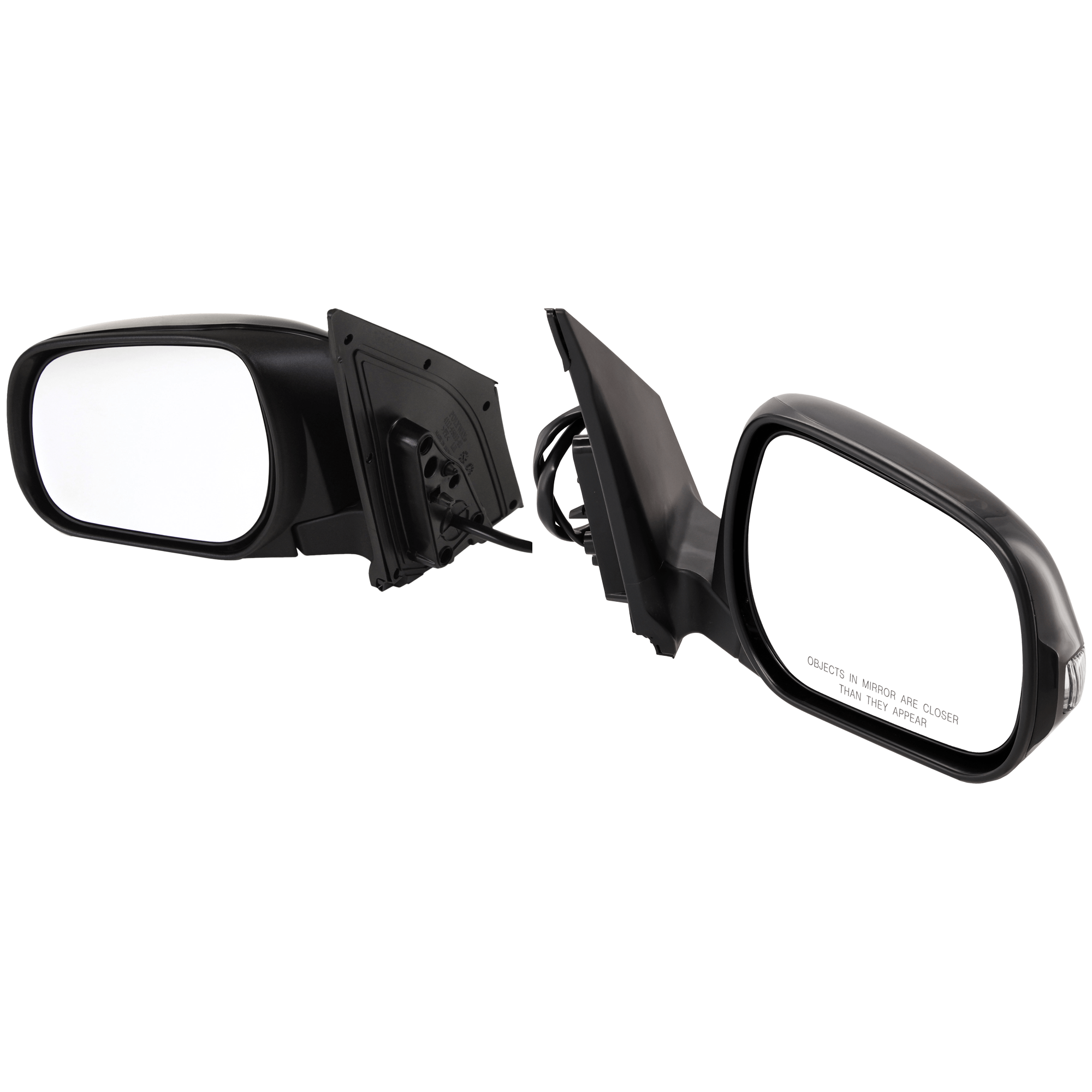 AM RAV4-09-12 MIRROR RH AND LH Power Manual Folding Heated Paintable w Signal Light North America Built Vehicle SKU SET JTY143ER S Partslink TO1320273 TO1321273 OEM 879080R020 PFM 879090R020 PFM