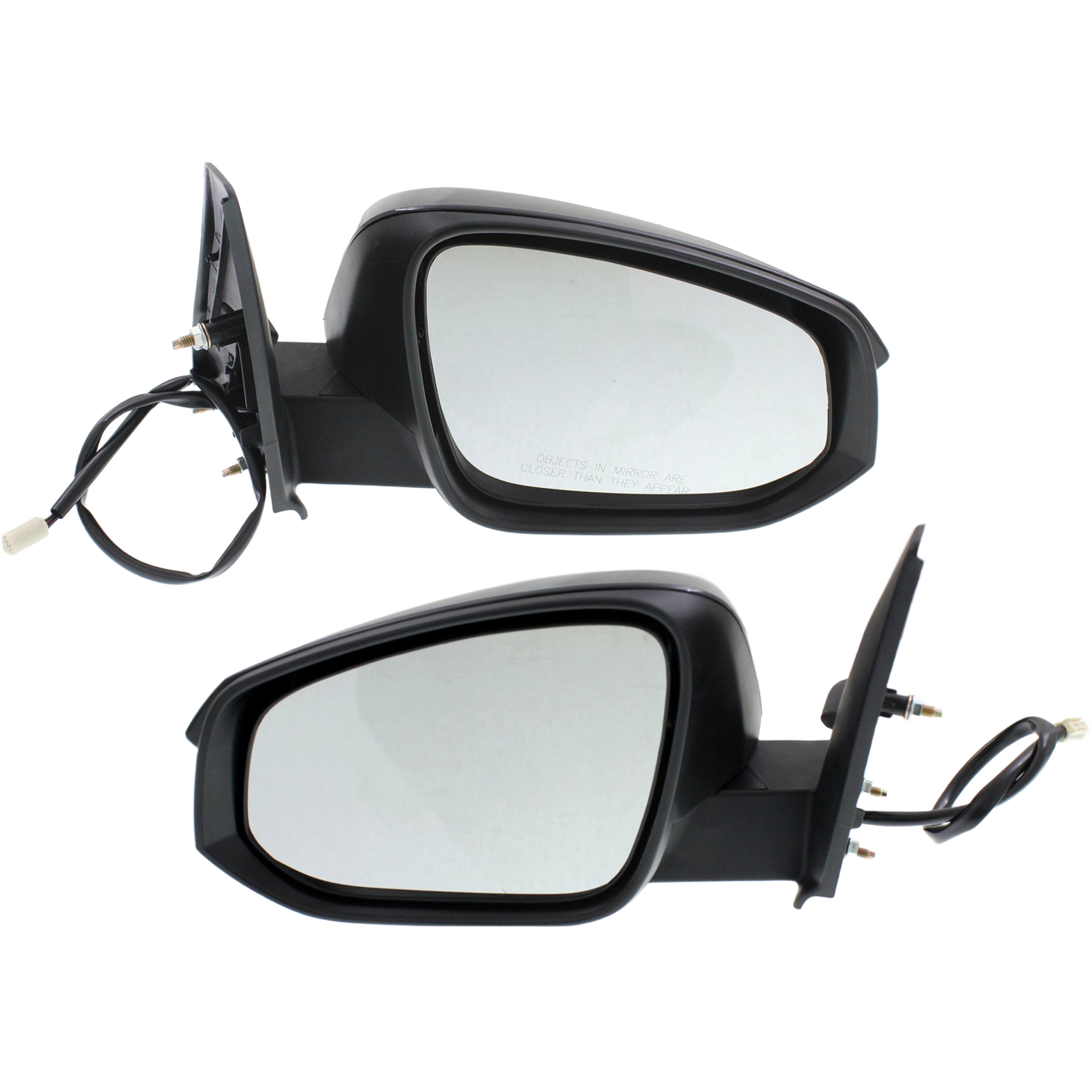 AM 4RUNNER 14-18 MIRROR RH AND LH Power Manual Folding Heated Paintable No Auto dimming Puddle Light and Signal Light SKU SET JTY154ER Partslink TO1320313 TO1321313 OEM 8791035B90 PFM 8794035B60 PFM