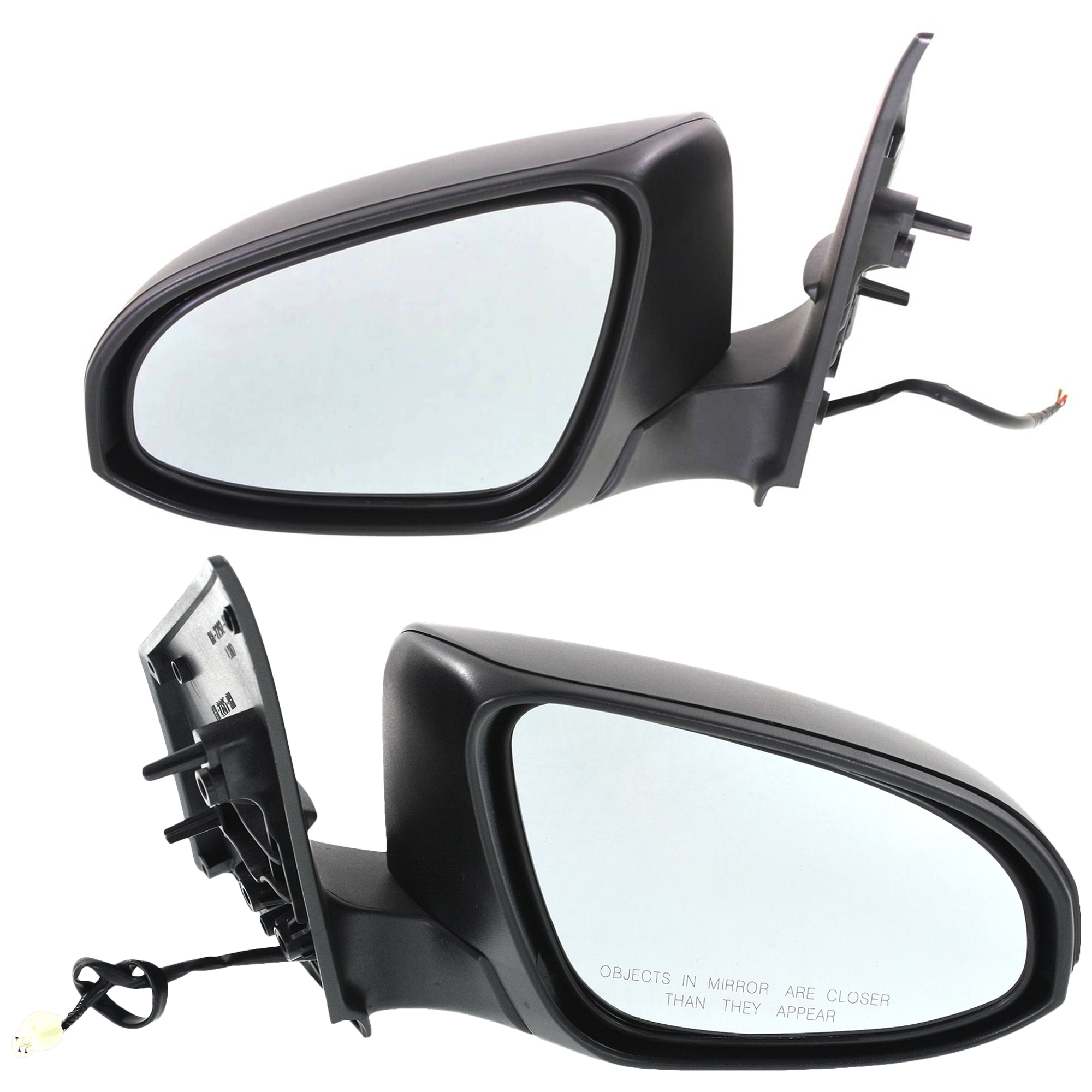 AM COROLLA 14-19 MIRROR RH AND LH Power Manual Folding Non Heated Paintable No Auto dimming BSD Memory and Signal Light SKU SET JTY159ER Partslink TO1320293 TO1321293 OEM 8791002F81C0-8794002F21C0