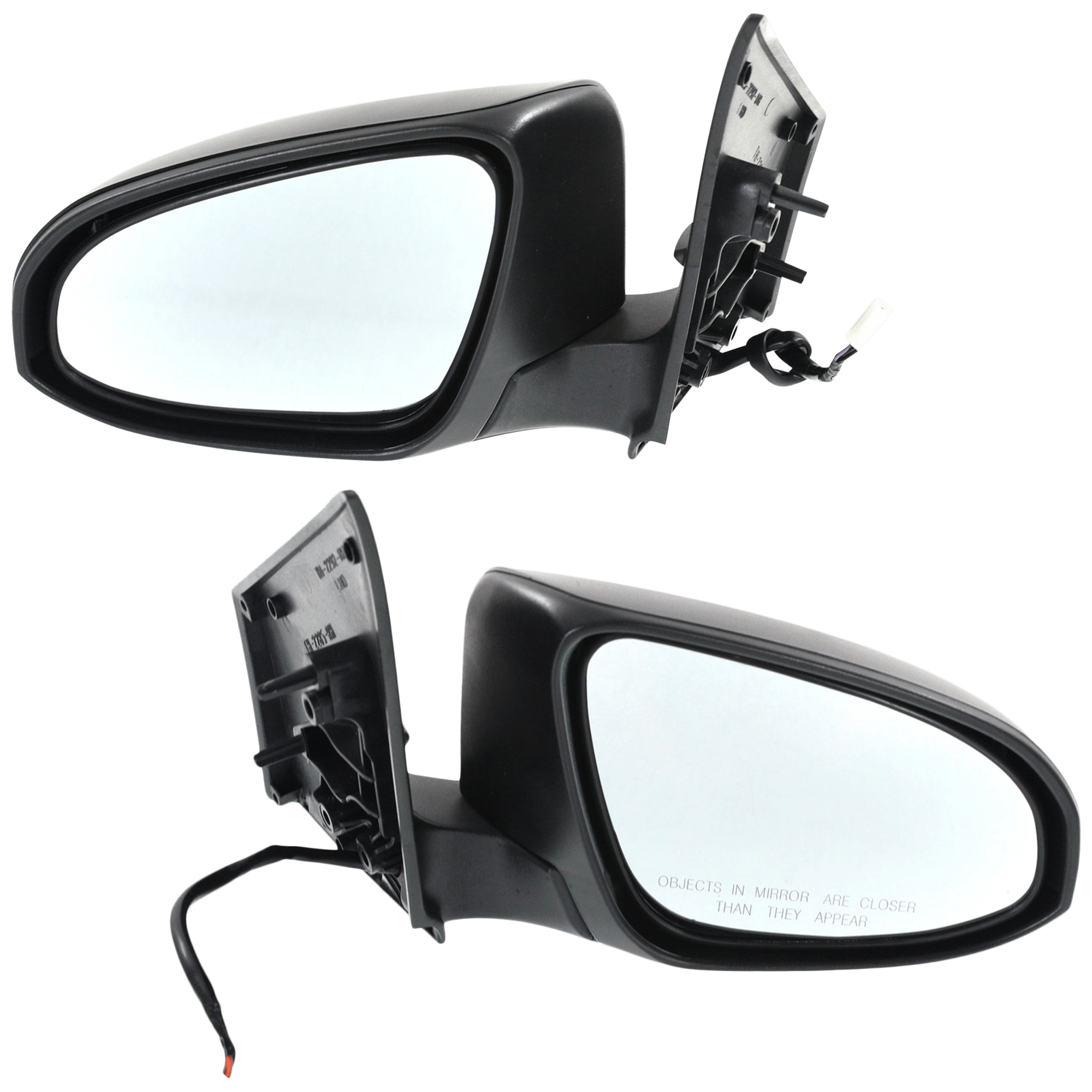 AM COROLLA 14-19 MIRROR RH AND LH Power Manual Folding Heated Paintable No Auto dimming BSD Memory and Signal Light SKU SET JTY160ER Partslink TO1320294 TO1321294 OEM 8791002F91C0-8794002F31C0